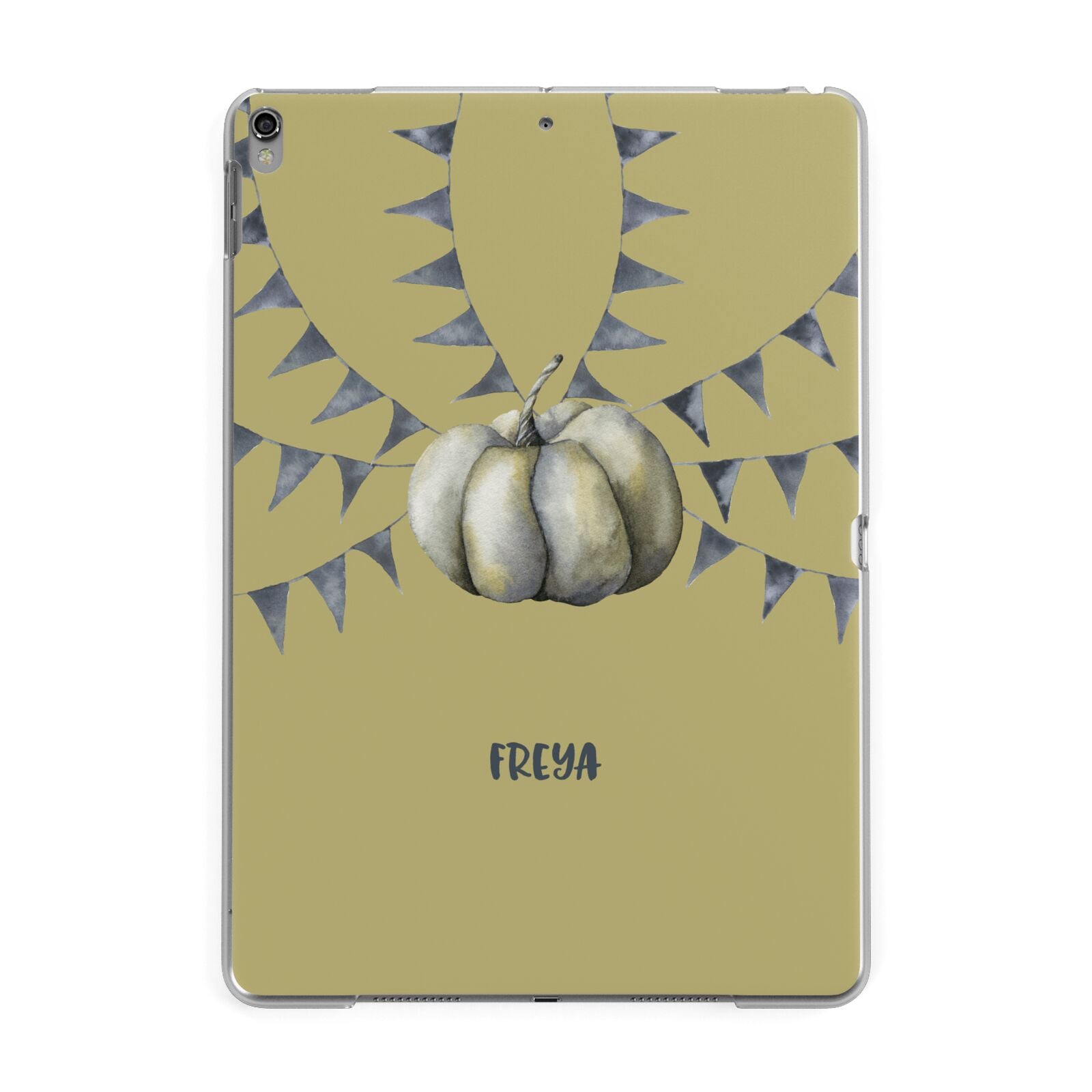 Pumpkin Part Halloween Apple iPad Grey Case