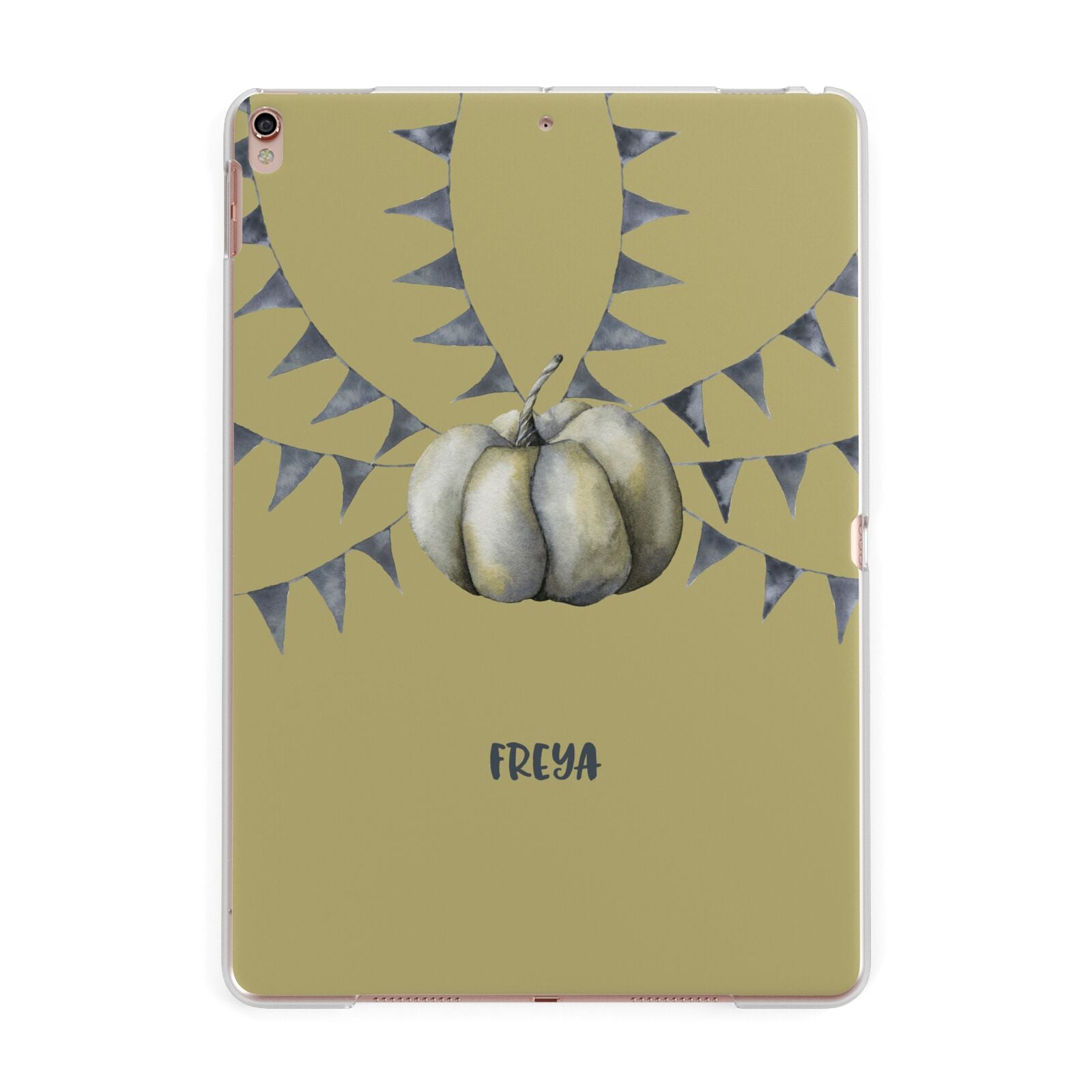 Pumpkin Part Halloween Apple iPad Rose Gold Case