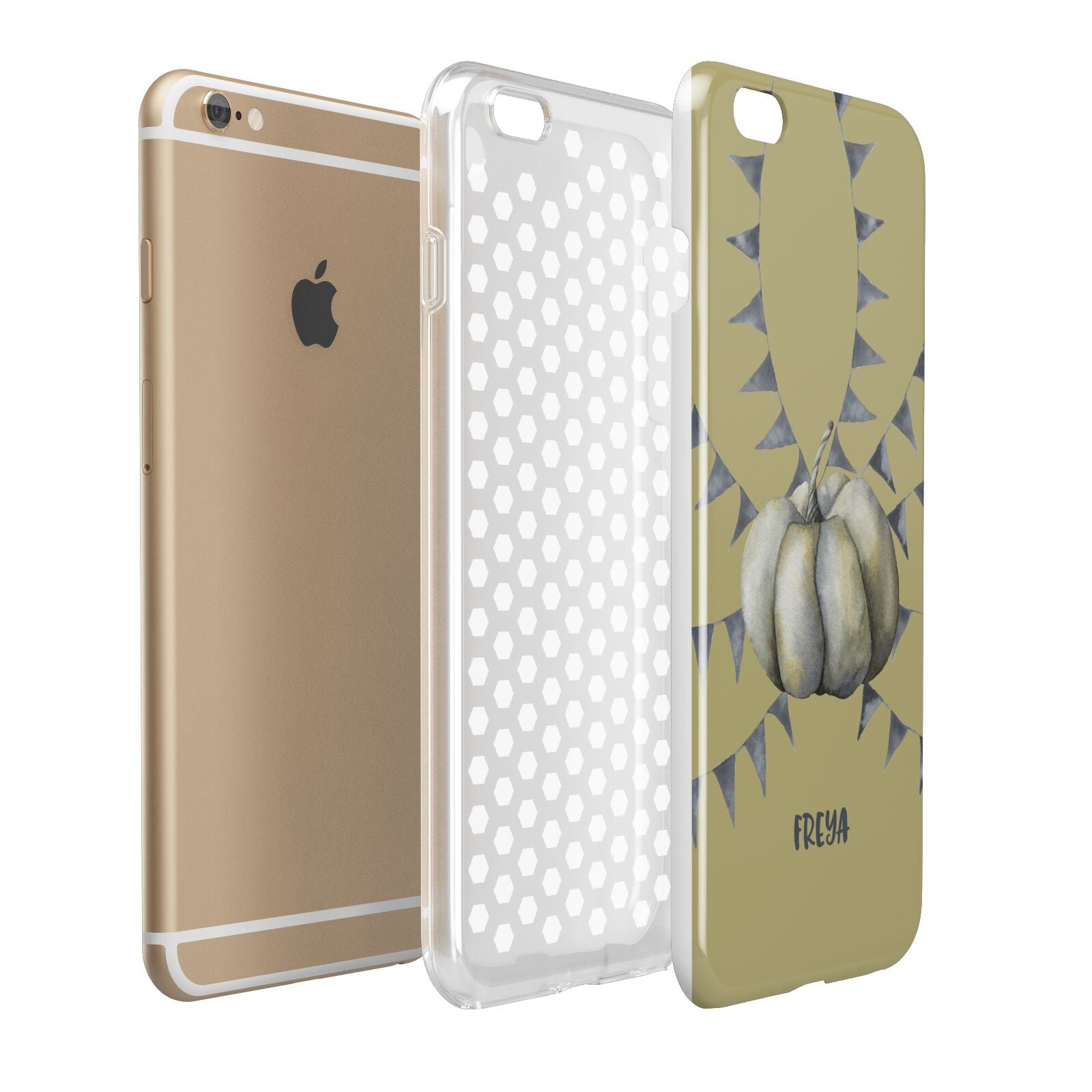 Pumpkin Part Halloween Apple iPhone 6 Plus 3D Tough Case Expand Detail Image