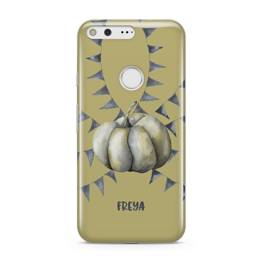 Pumpkin Part Halloween Google Pixel Case