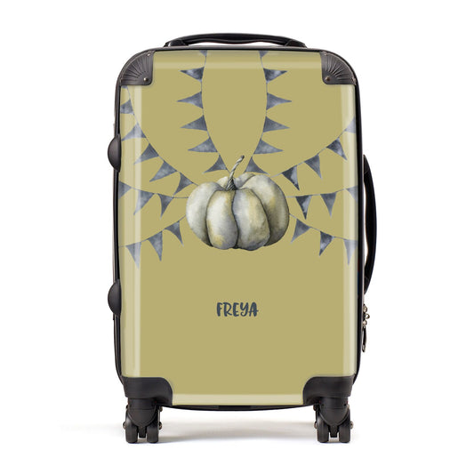 Pumpkin Part Halloween Suitcase