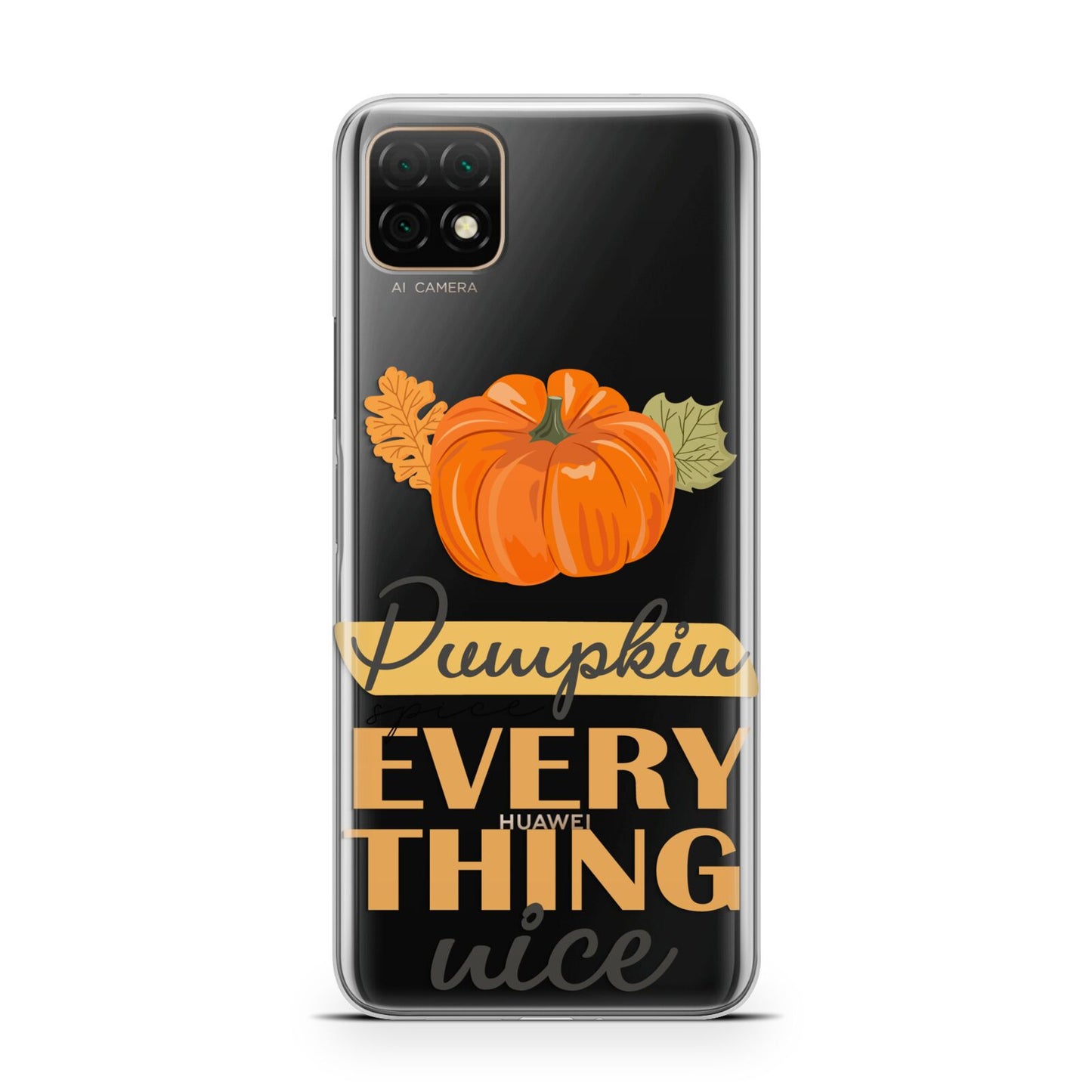 Pumpkin Spice with Caption Huawei Enjoy 20 Phone Case