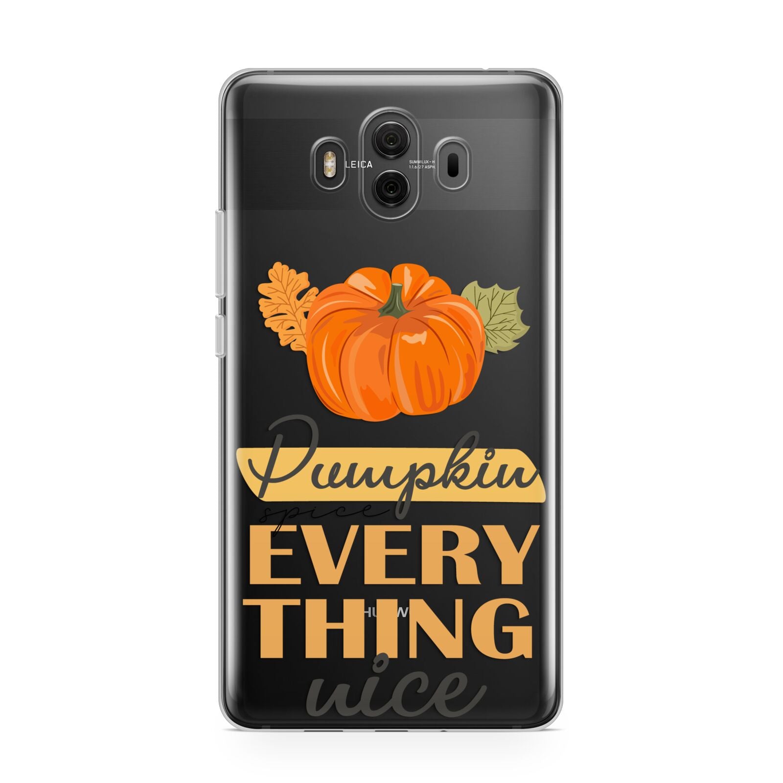 Pumpkin Spice with Caption Huawei Mate 10 Protective Phone Case