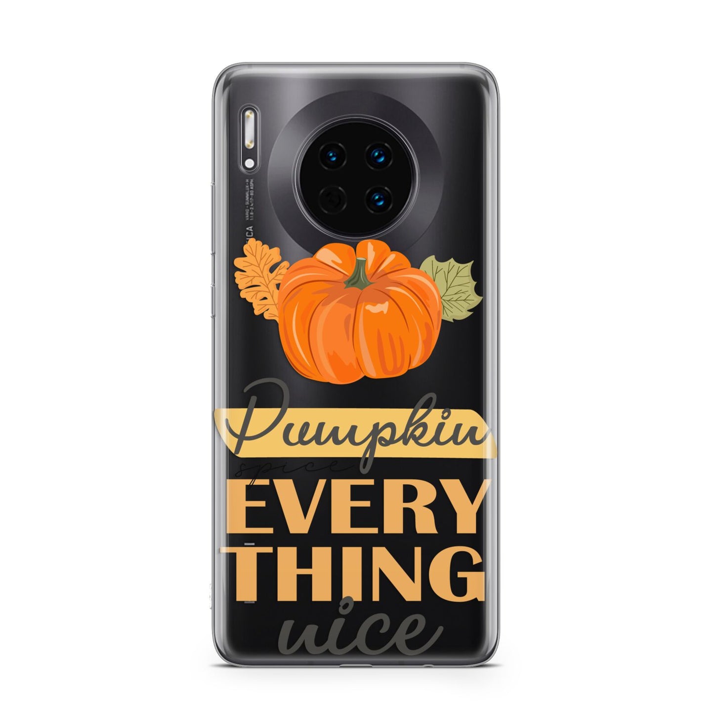 Pumpkin Spice with Caption Huawei Mate 30