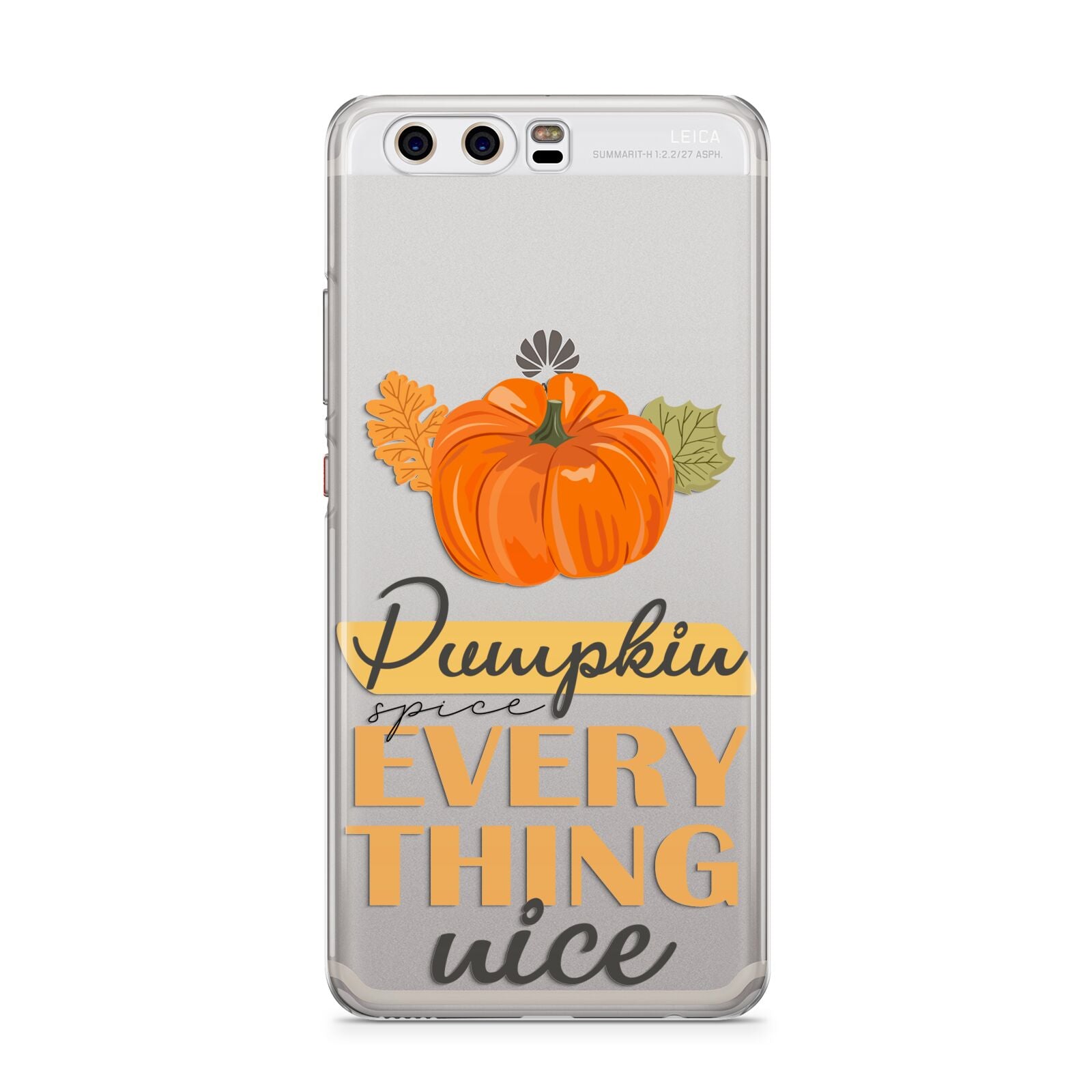 Pumpkin Spice with Caption Huawei P10 Phone Case