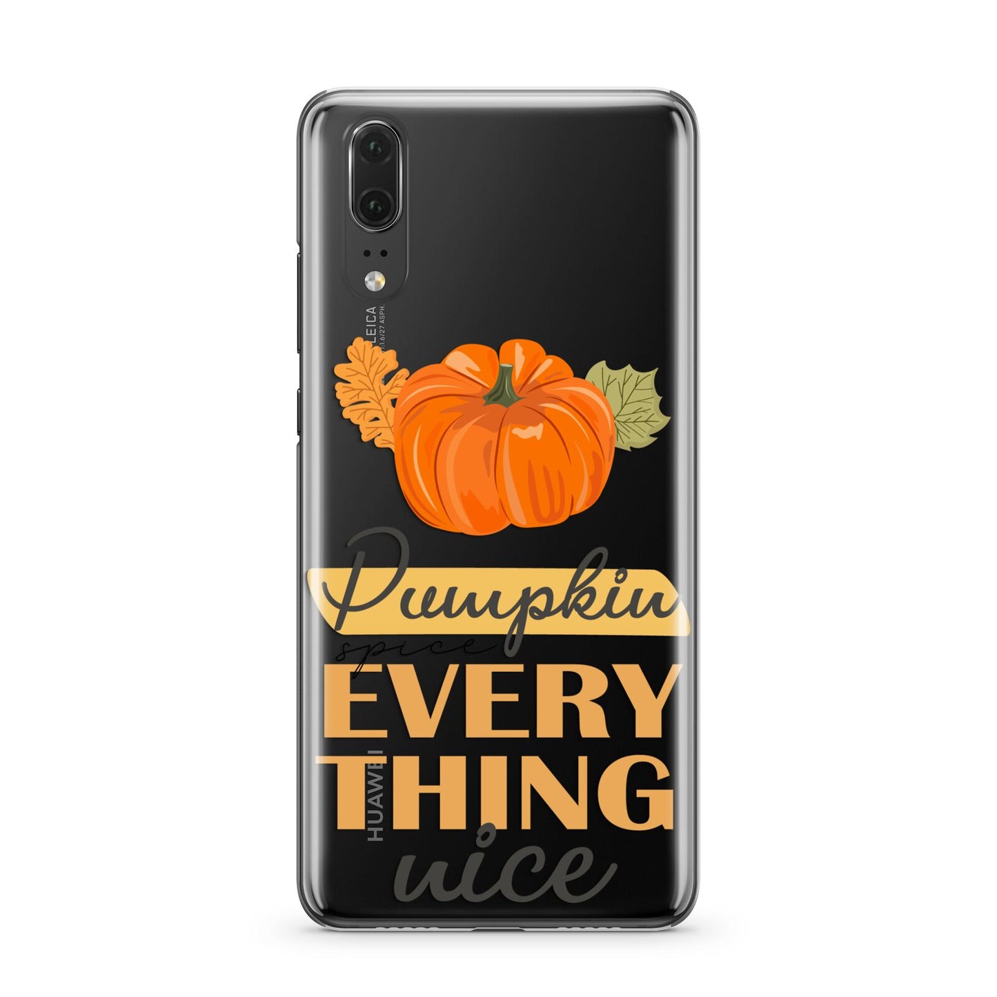 Pumpkin Spice with Caption Huawei P20 Phone Case