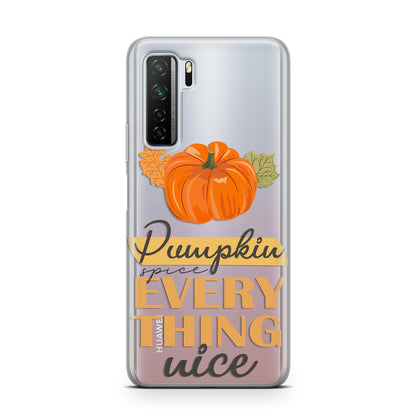 Pumpkin Spice with Caption Huawei P40 Lite 5G Phone Case