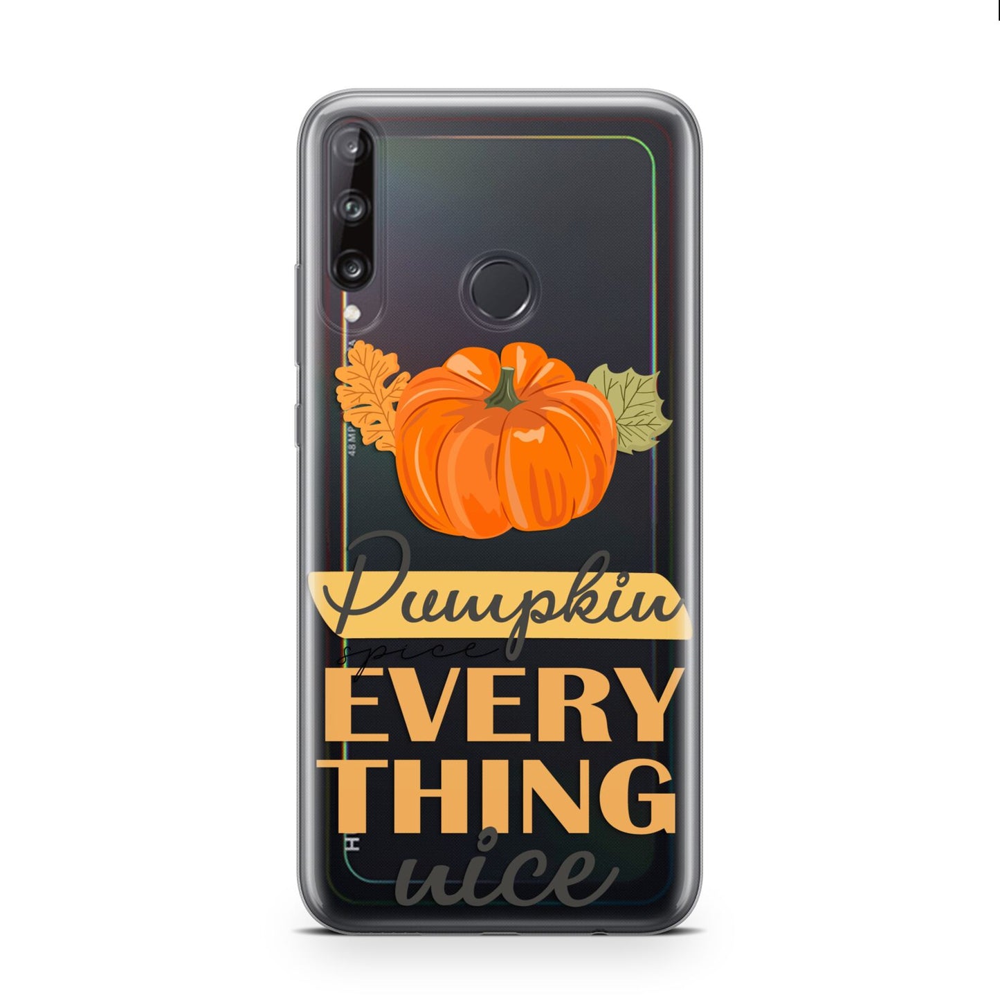 Pumpkin Spice with Caption Huawei P40 Lite E Phone Case