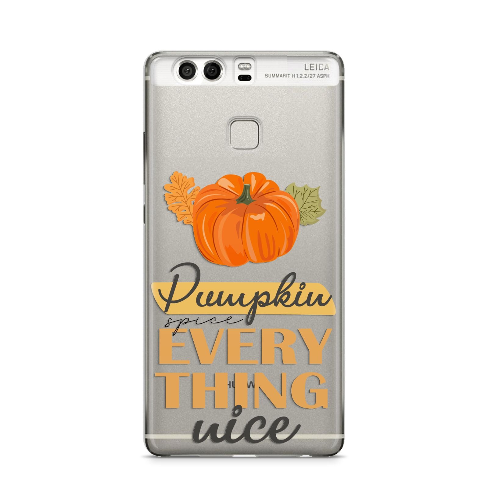 Pumpkin Spice with Caption Huawei P9 Case