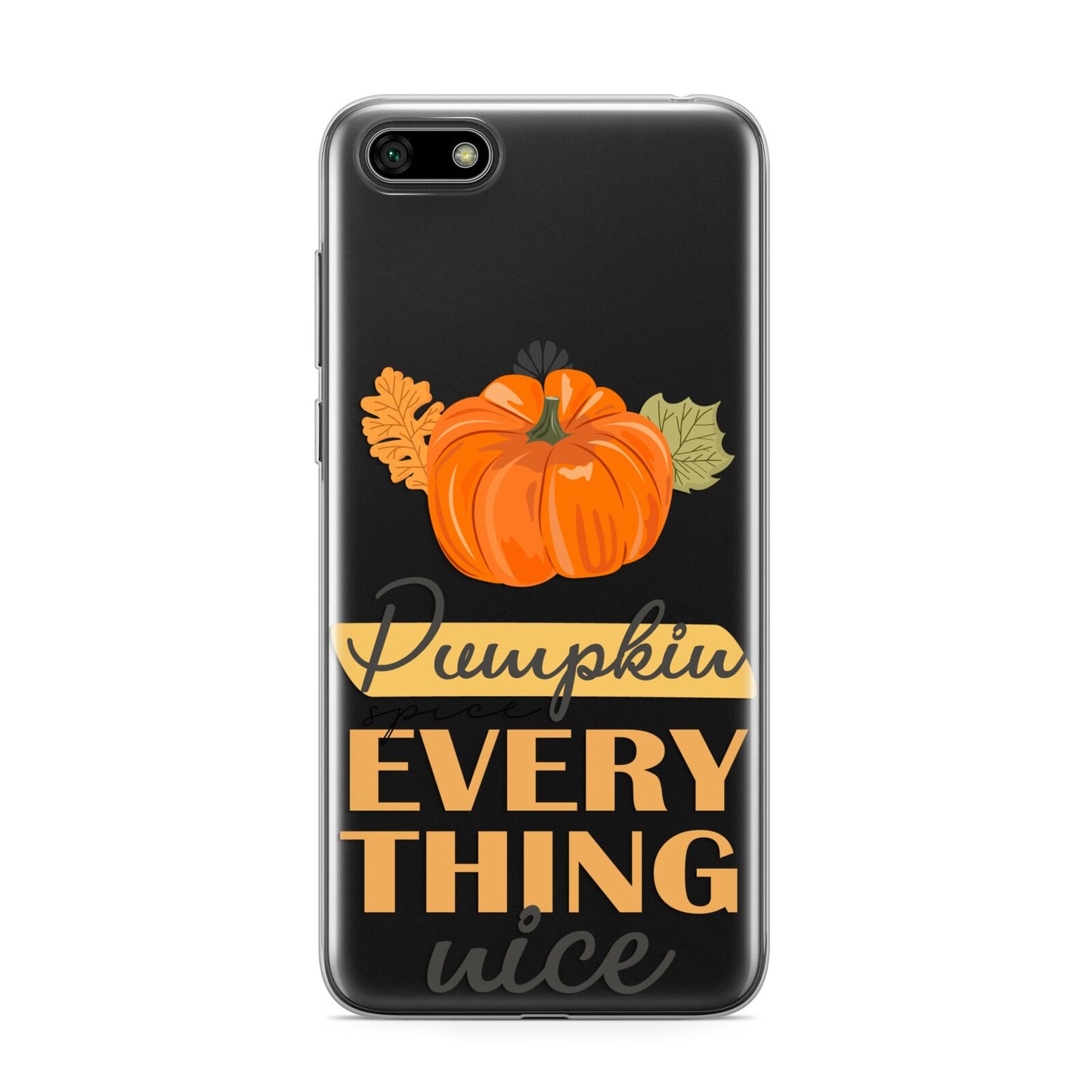 Pumpkin Spice with Caption Huawei Y5 Prime 2018 Phone Case