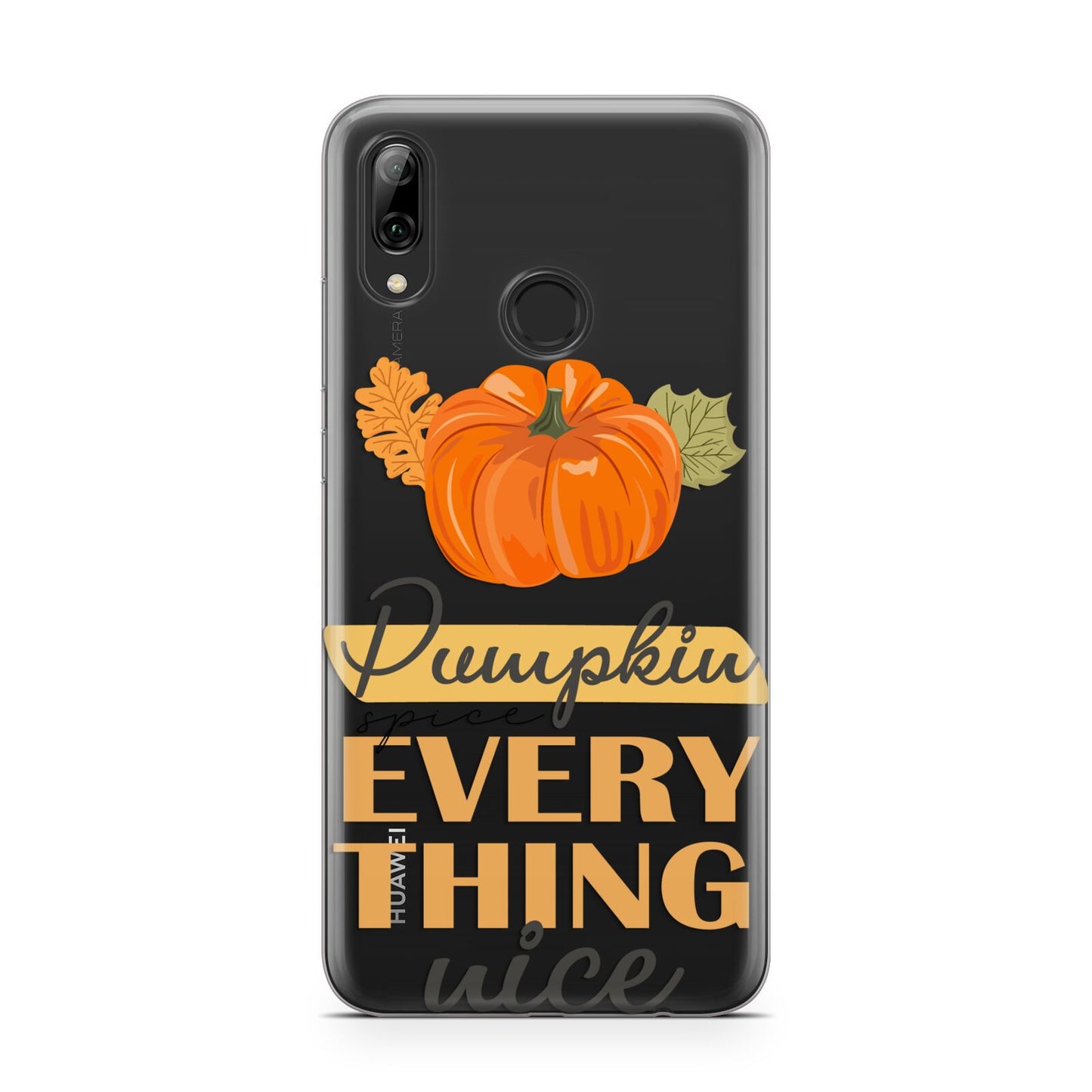 Pumpkin Spice with Caption Huawei Y7 2019