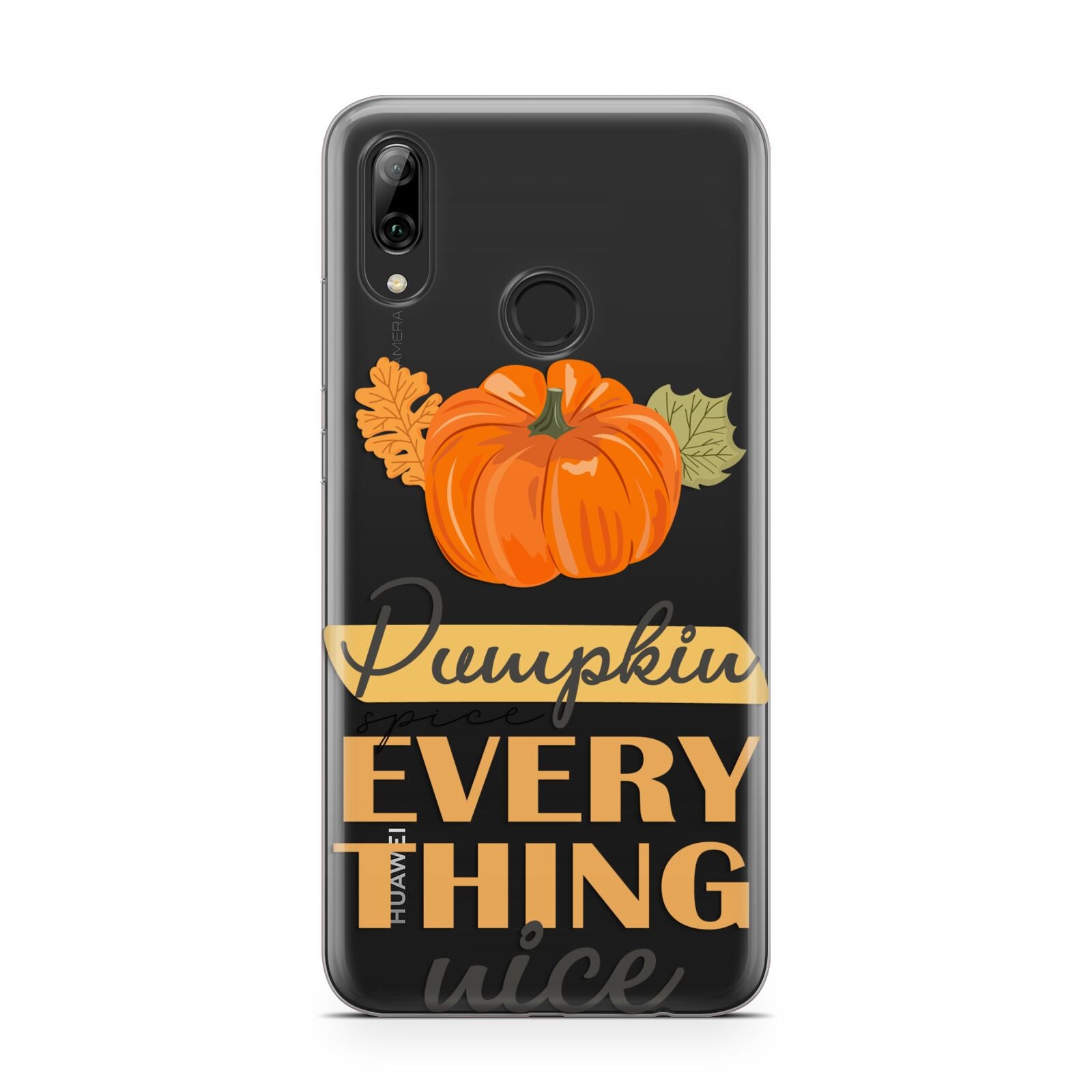 Pumpkin Spice with Caption Huawei Y7 2019