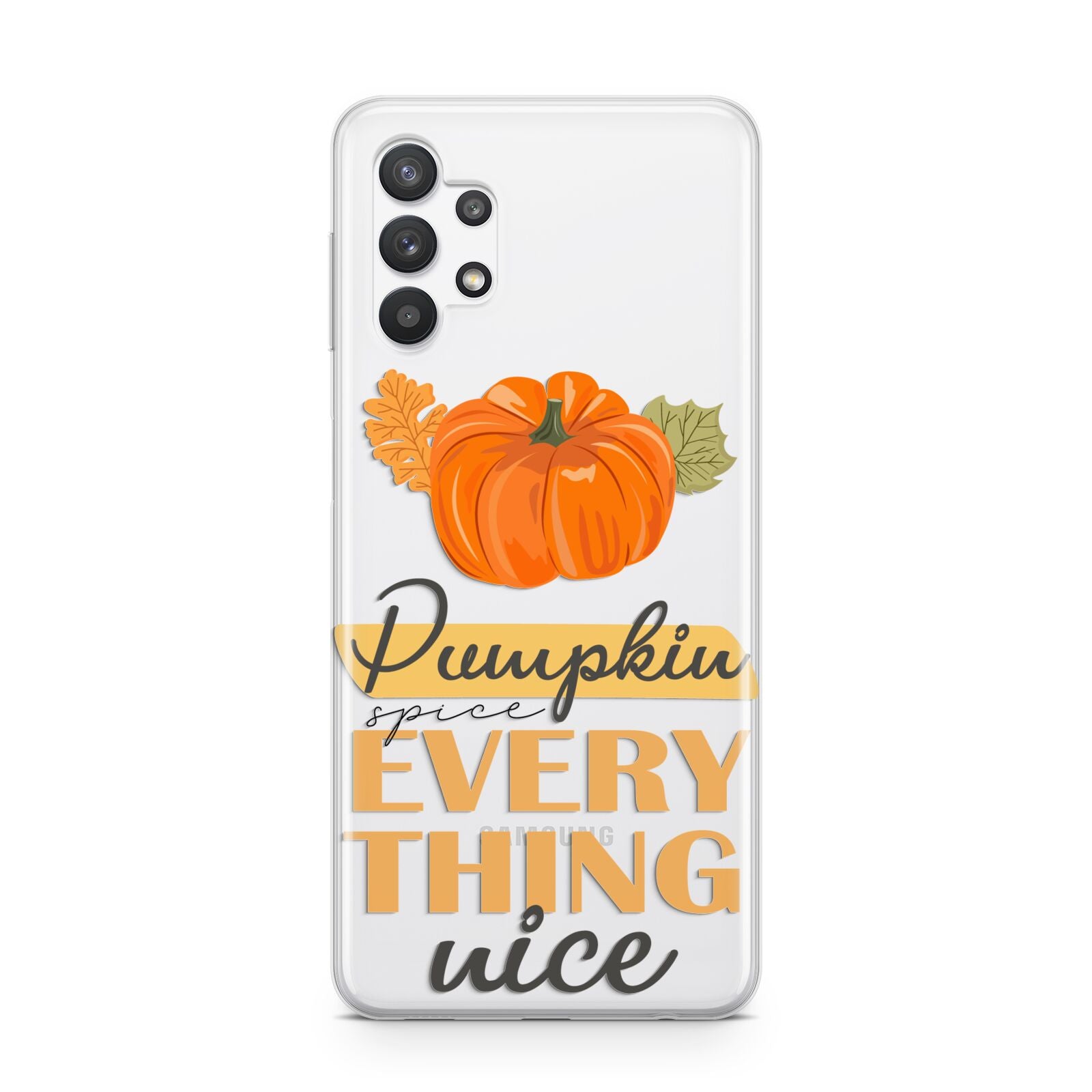 Pumpkin Spice with Caption Samsung A32 5G Case