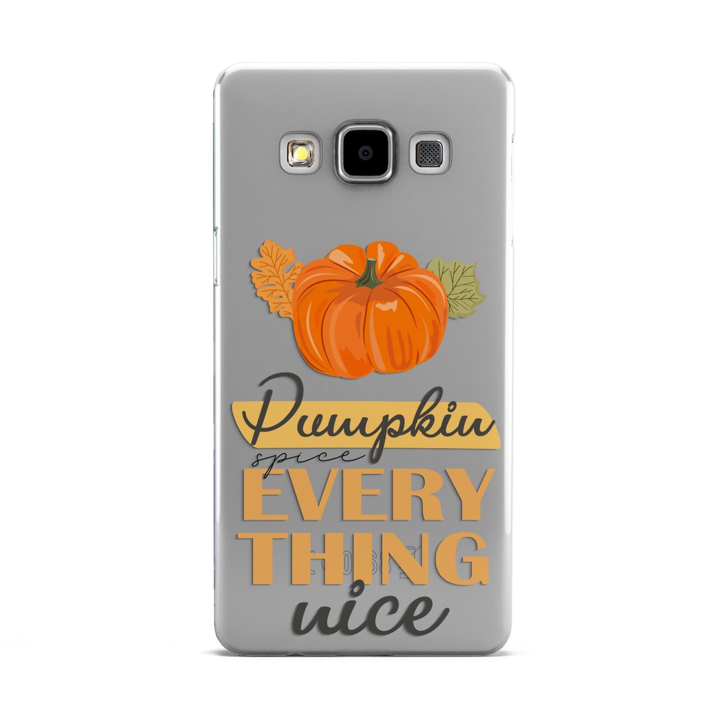 Pumpkin Spice with Caption Samsung Galaxy A5 Case