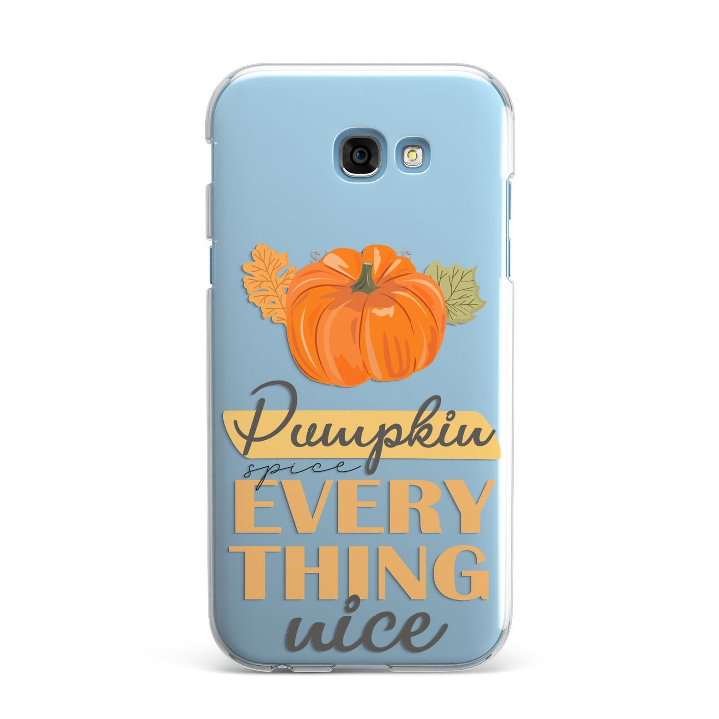 Pumpkin Spice with Caption Samsung Galaxy A7 2017 Case