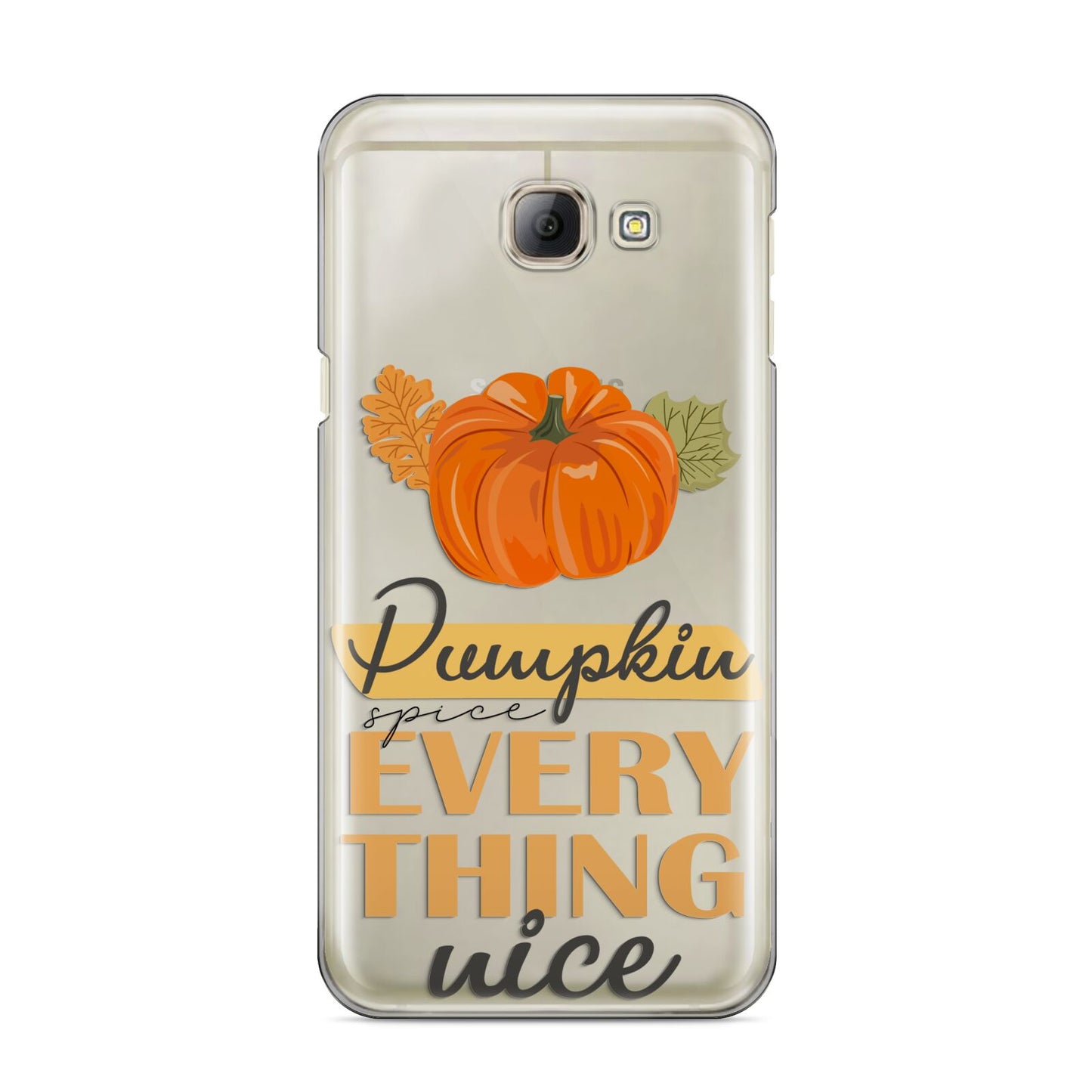 Pumpkin Spice with Caption Samsung Galaxy A8 2016 Case