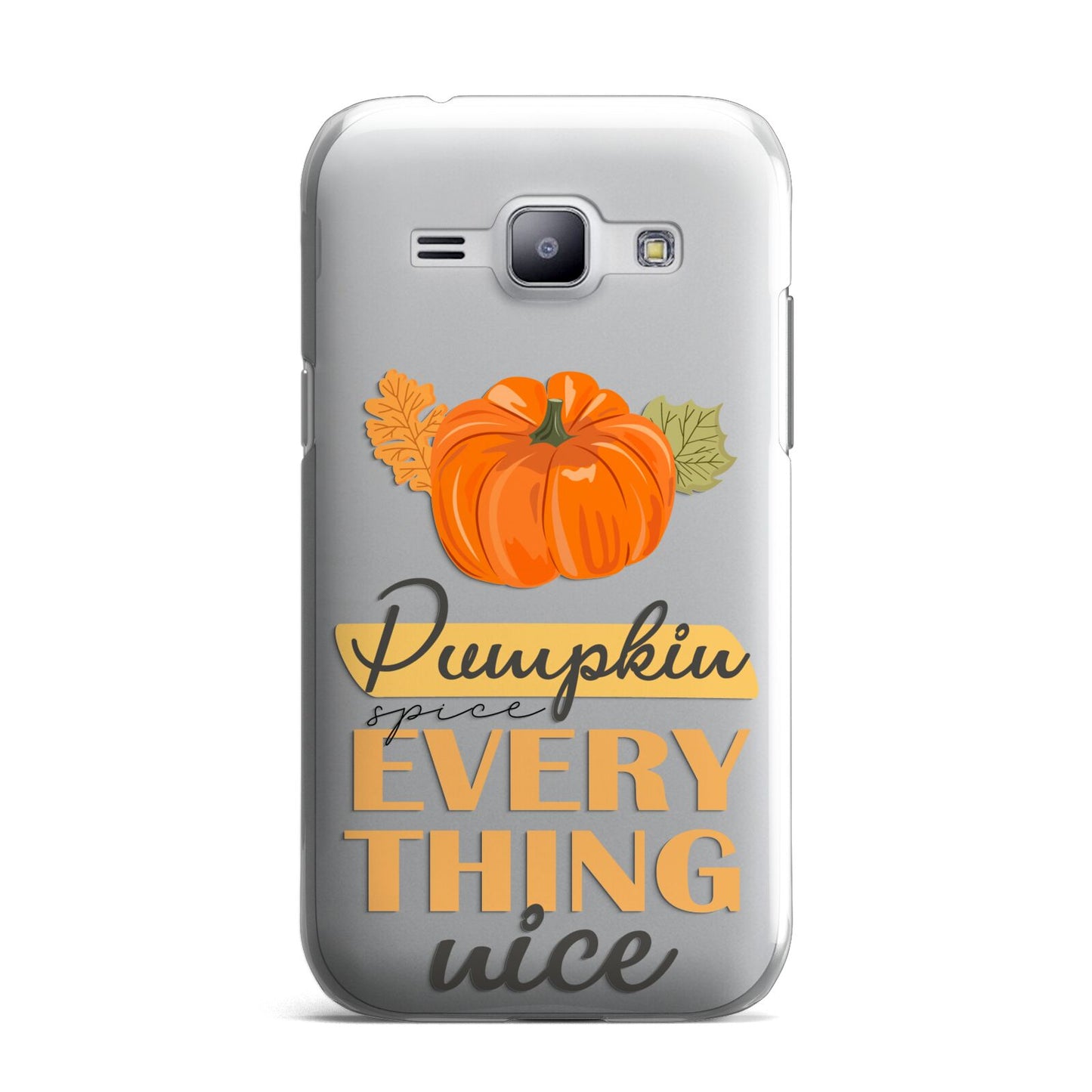 Pumpkin Spice with Caption Samsung Galaxy J1 2015 Case