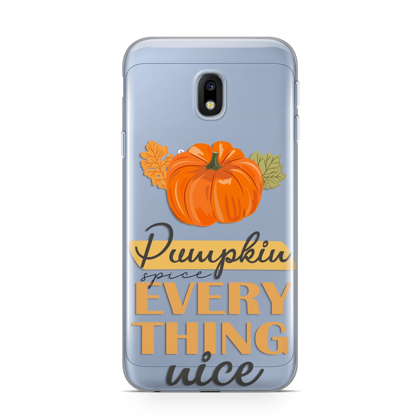 Pumpkin Spice with Caption Samsung Galaxy J3 2017 Case