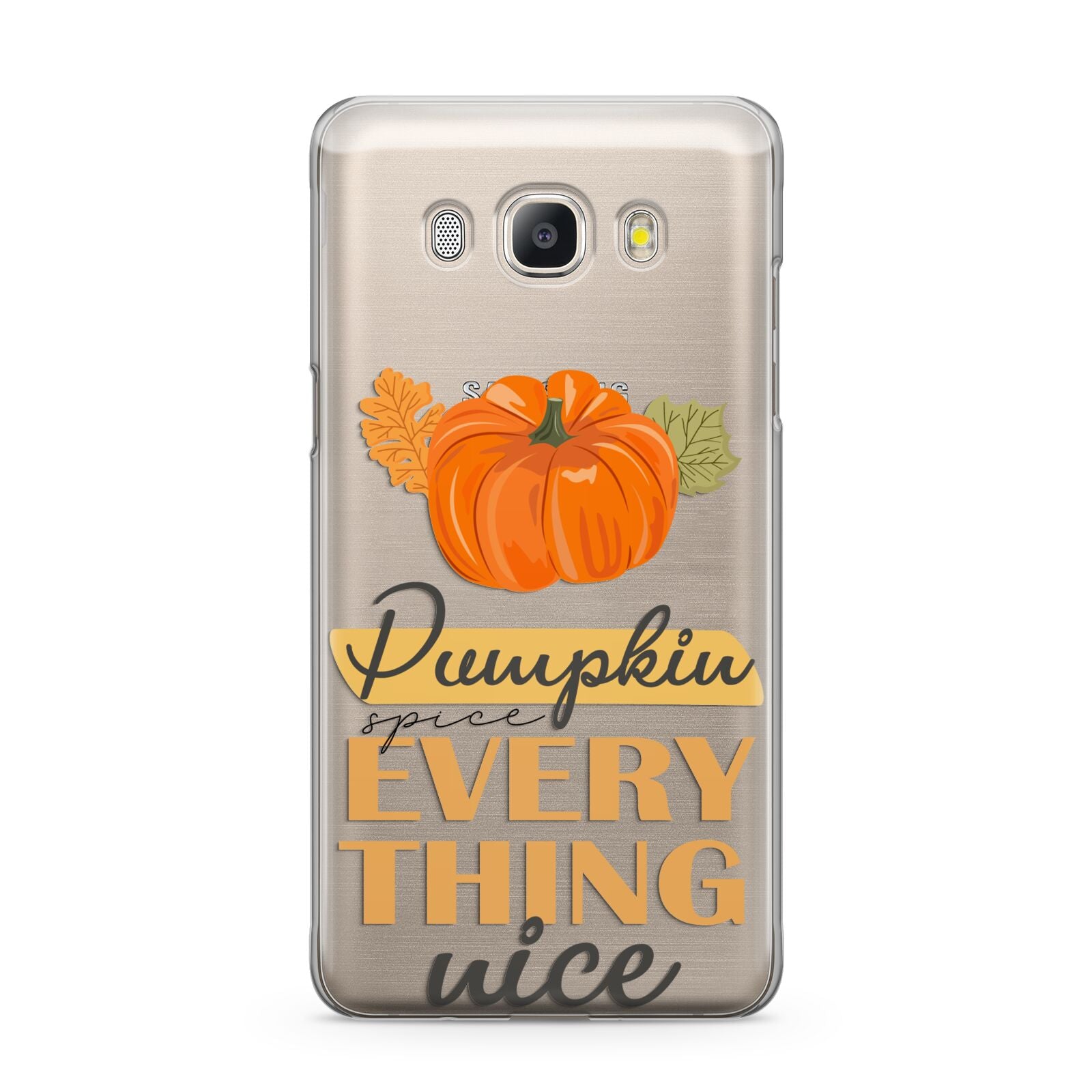 Pumpkin Spice with Caption Samsung Galaxy J5 2016 Case