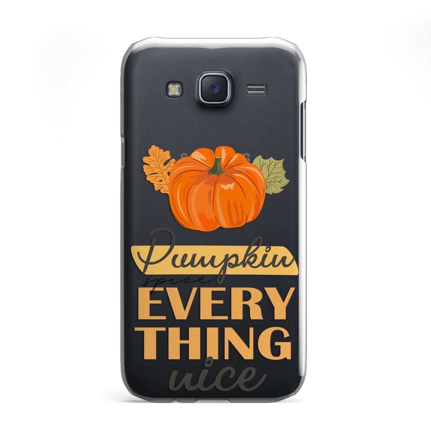 Pumpkin Spice with Caption Samsung Galaxy J5 Case