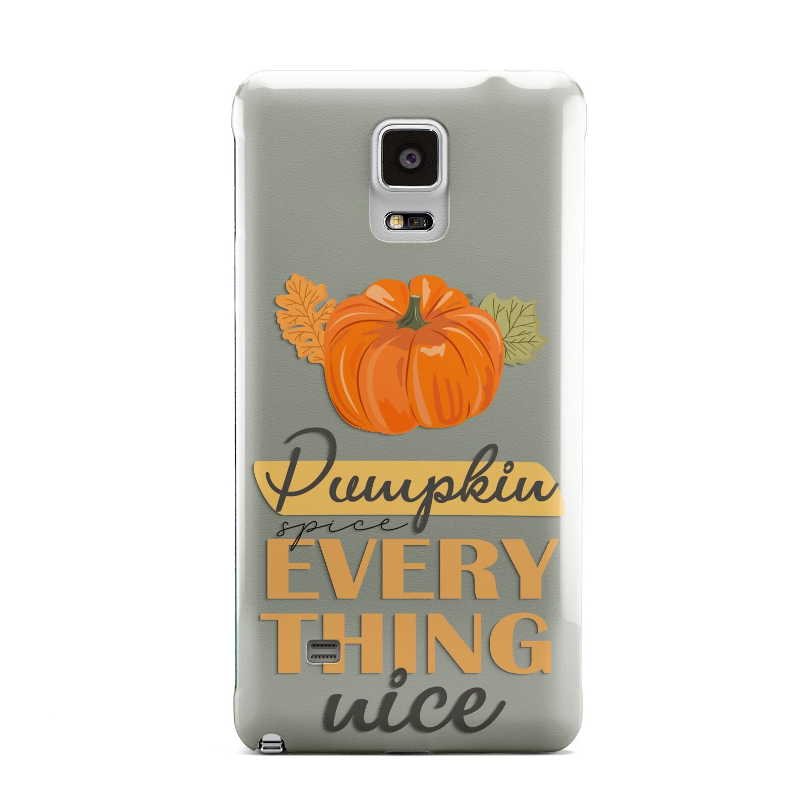 Pumpkin Spice with Caption Samsung Galaxy Note 4 Case