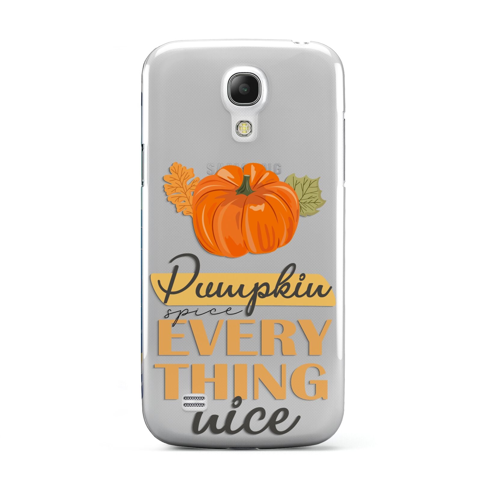 Pumpkin Spice with Caption Samsung Galaxy S4 Mini Case