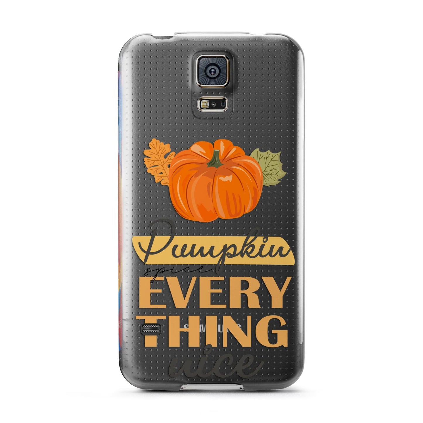 Pumpkin Spice with Caption Samsung Galaxy S5 Case