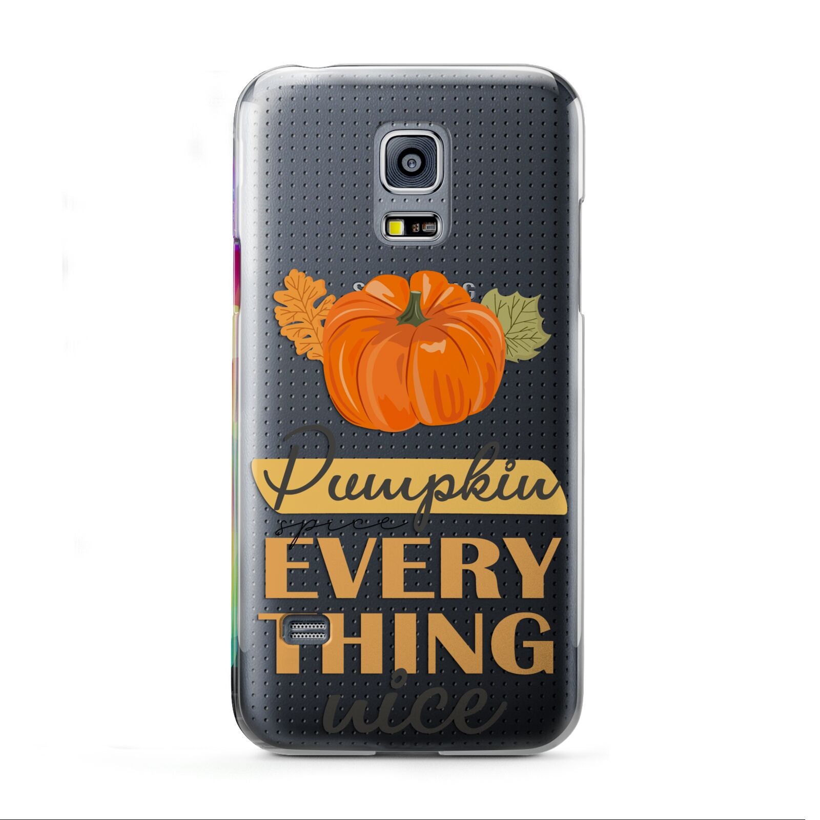 Pumpkin Spice with Caption Samsung Galaxy S5 Mini Case