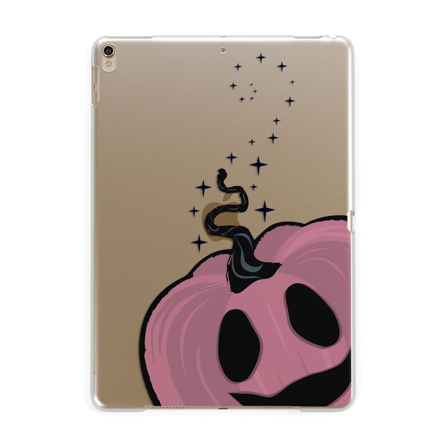 Pumpkin with Transparent Background Apple iPad Gold Case