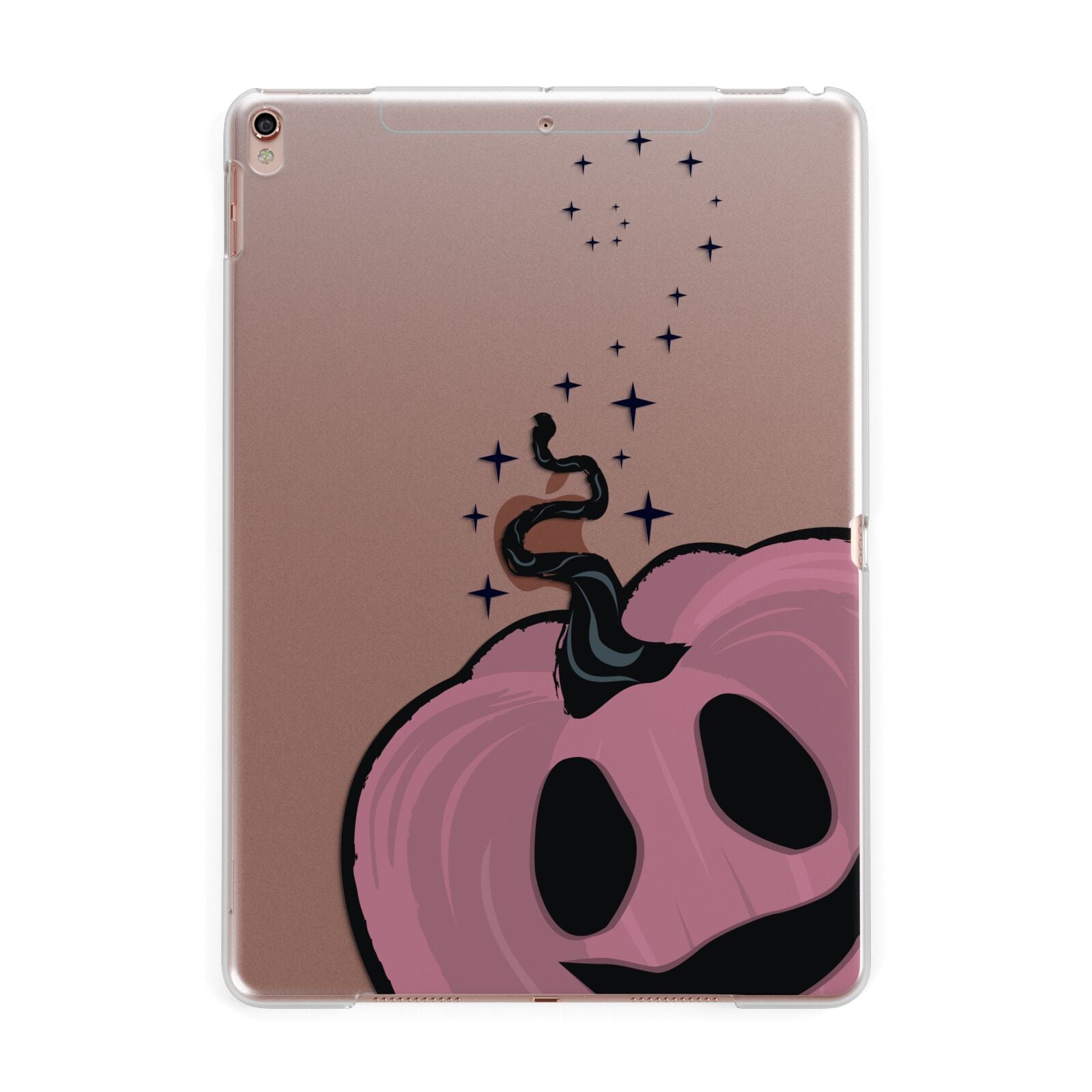 Pumpkin with Transparent Background Apple iPad Rose Gold Case