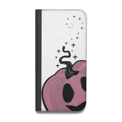 Pumpkin with Transparent Background Vegan Leather Flip Samsung Case