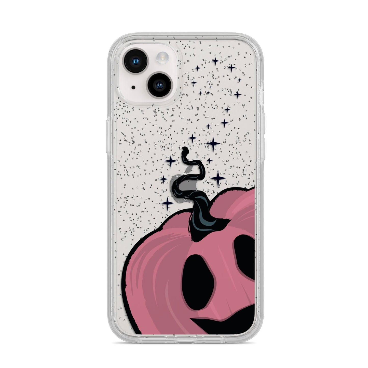 Pumpkin with Transparent Background iPhone 14 Plus Glitter Tough Case Starlight