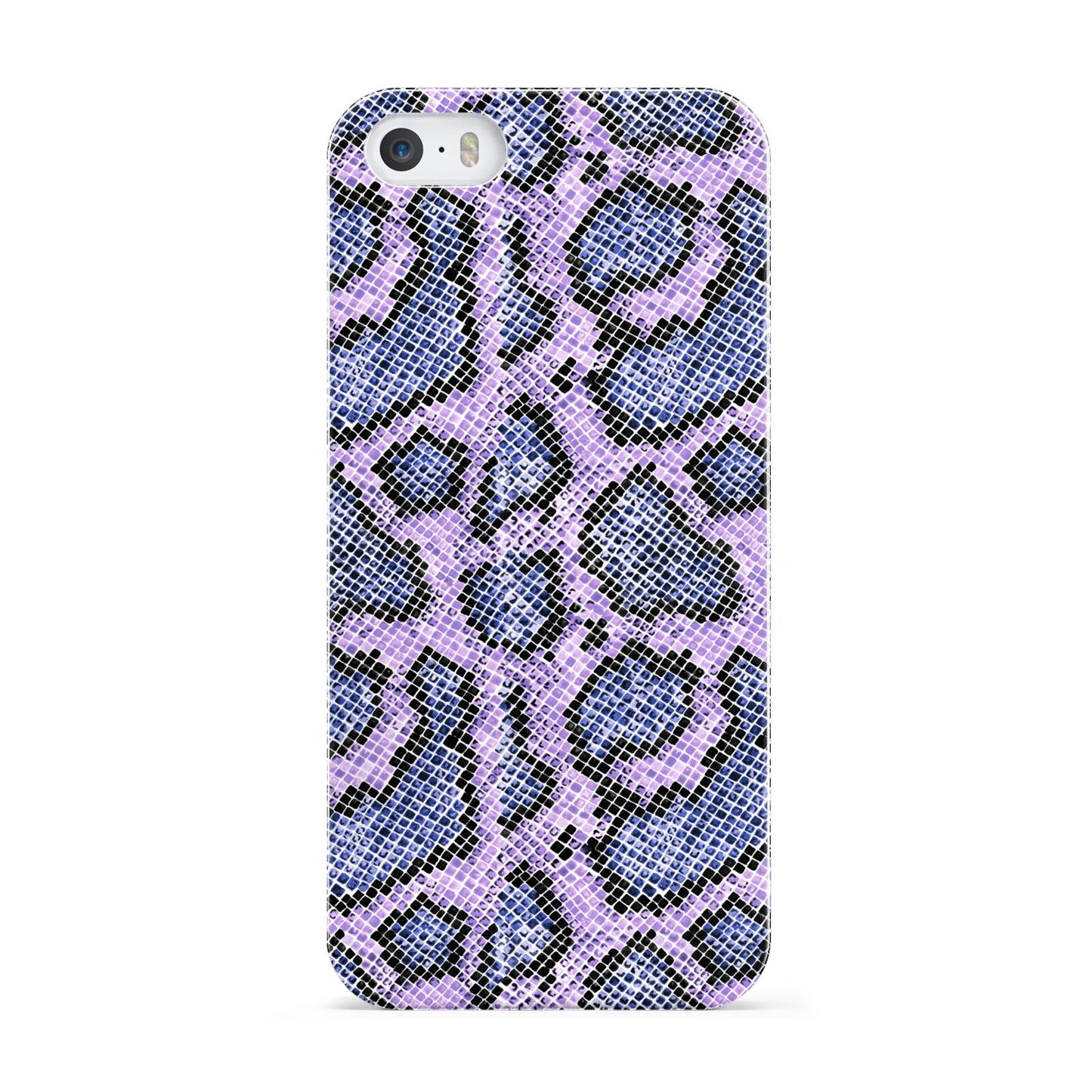 Purple And Blue Snakeskin Apple iPhone 5 Case