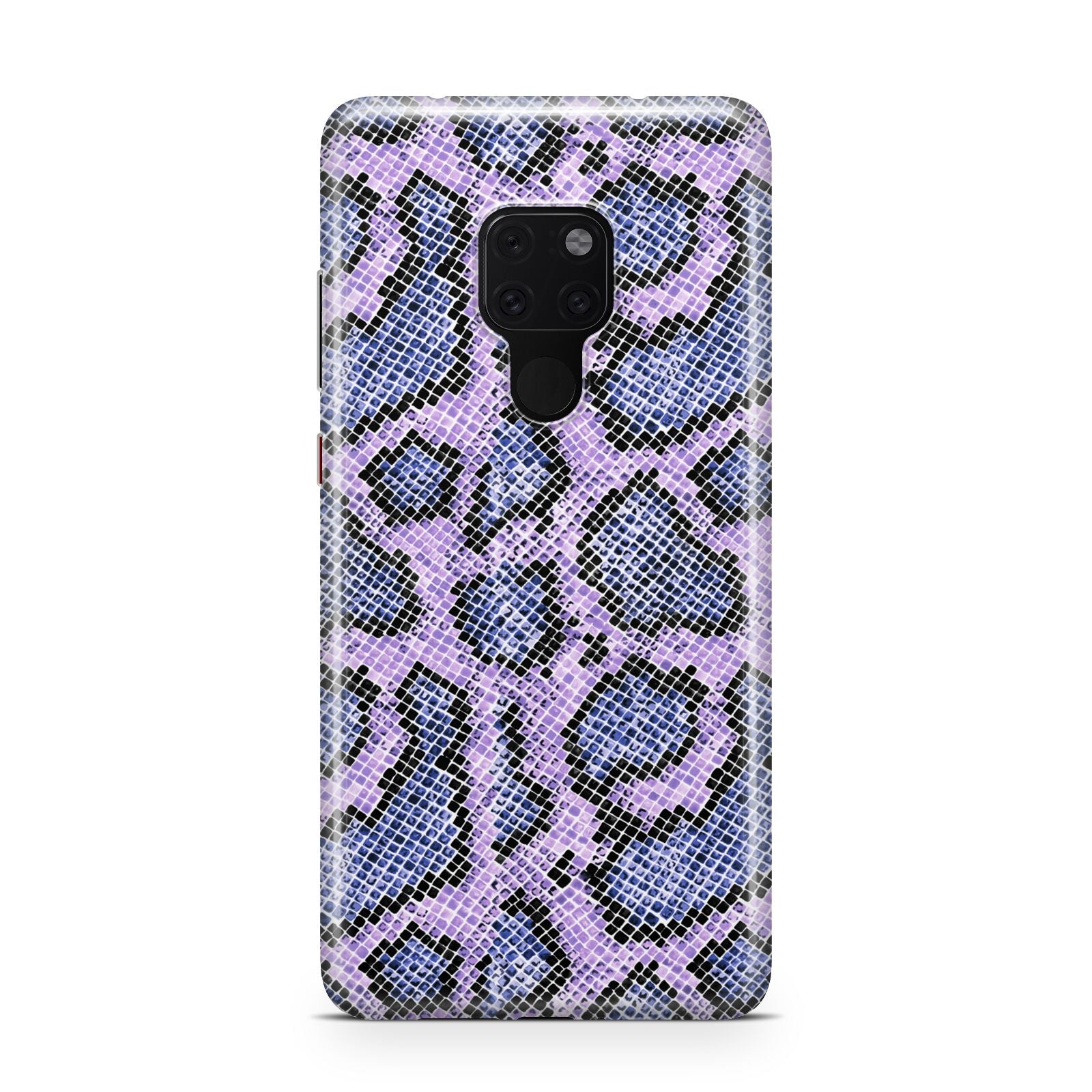 Purple And Blue Snakeskin Huawei Mate 20 Phone Case