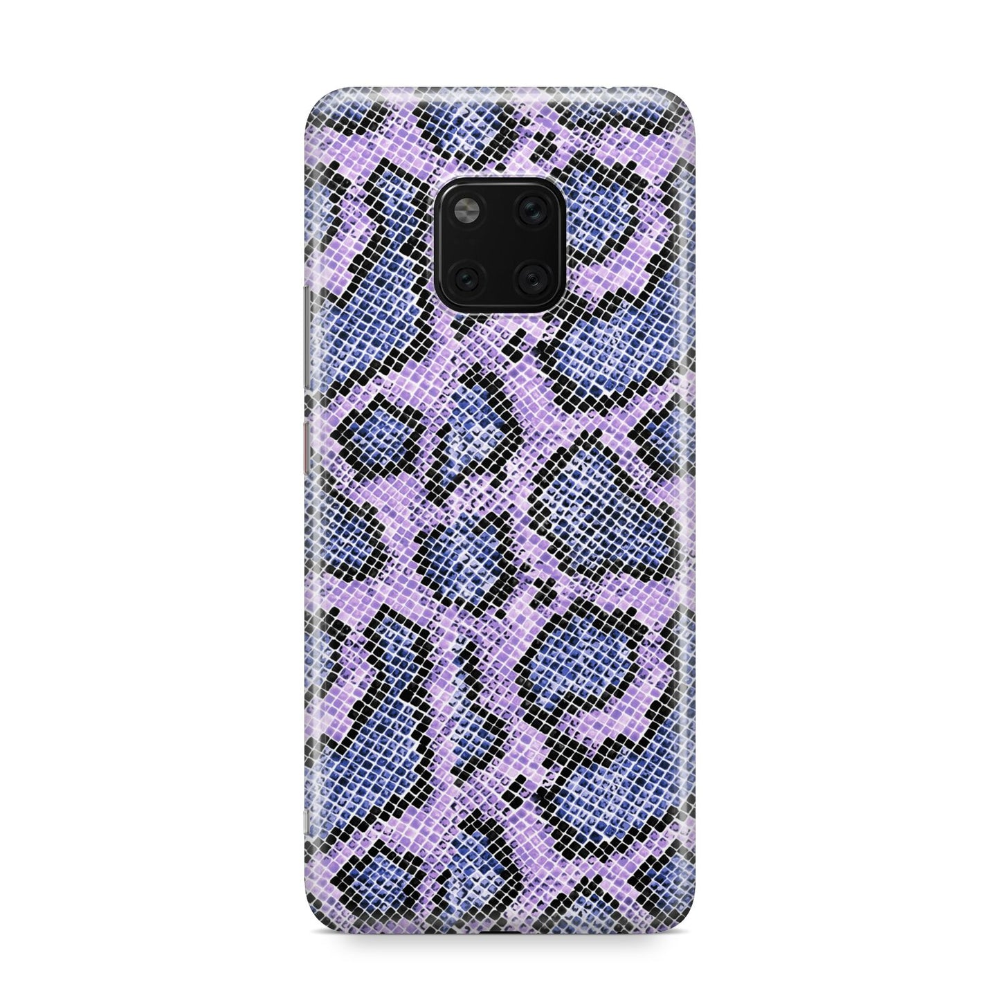 Purple And Blue Snakeskin Huawei Mate 20 Pro Phone Case