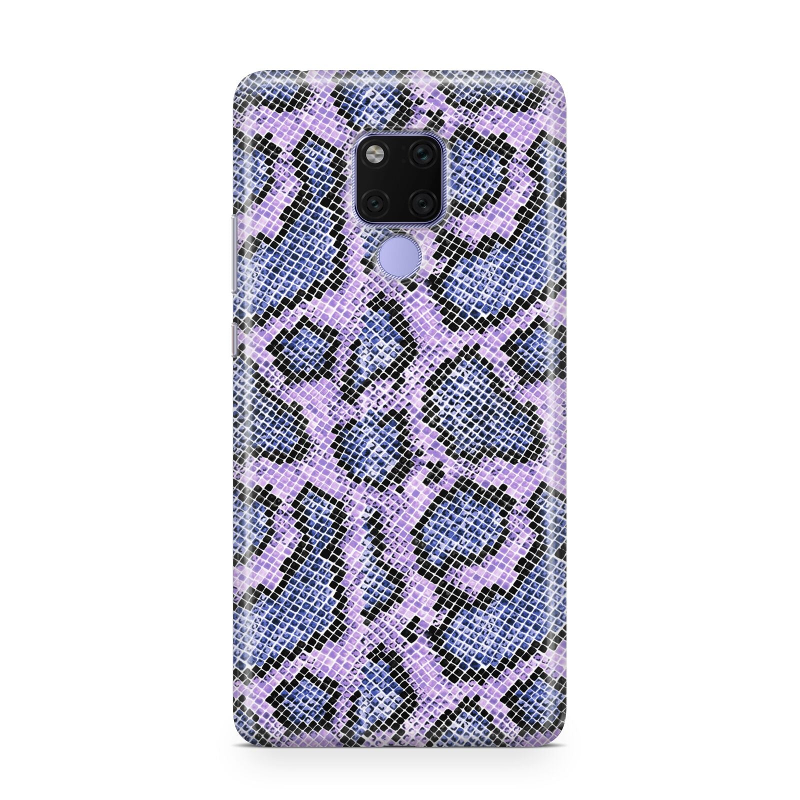 Purple And Blue Snakeskin Huawei Mate 20X Phone Case