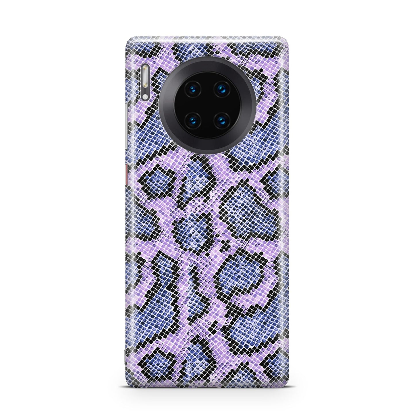 Purple And Blue Snakeskin Huawei Mate 30 Pro Phone Case