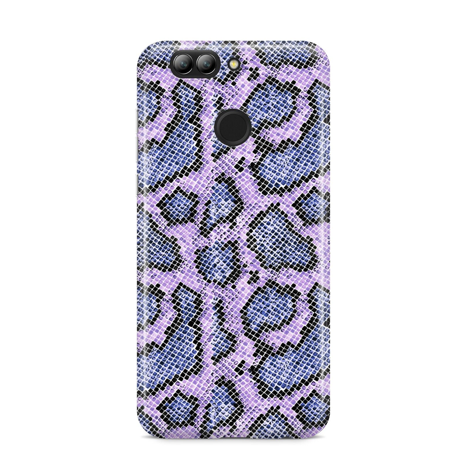 Purple And Blue Snakeskin Huawei Nova 2s Phone Case