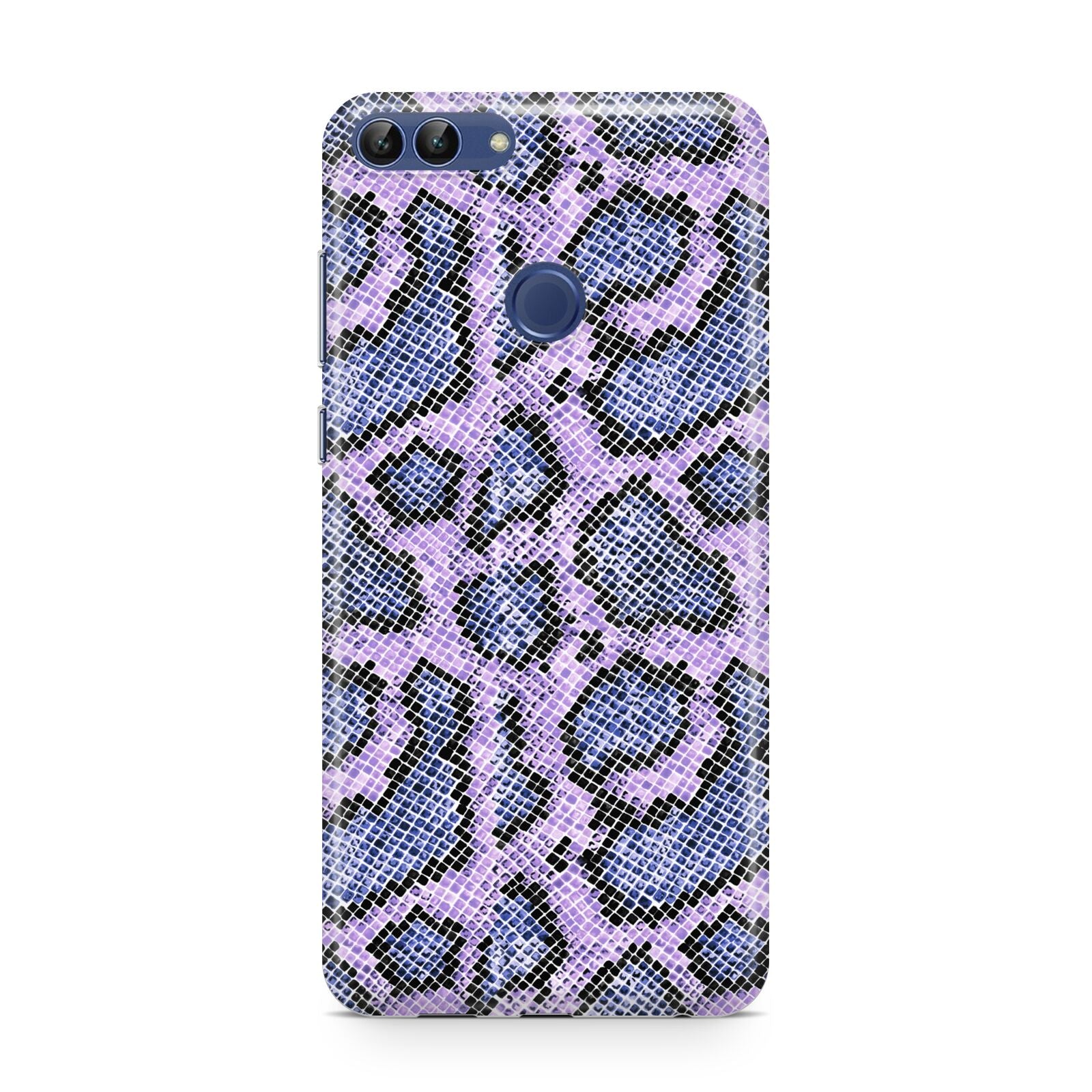 Purple And Blue Snakeskin Huawei P Smart Case