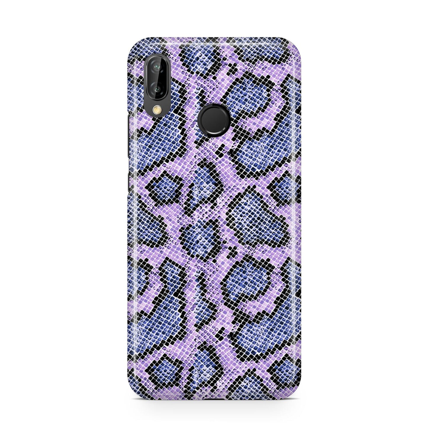 Purple And Blue Snakeskin Huawei P20 Lite Phone Case