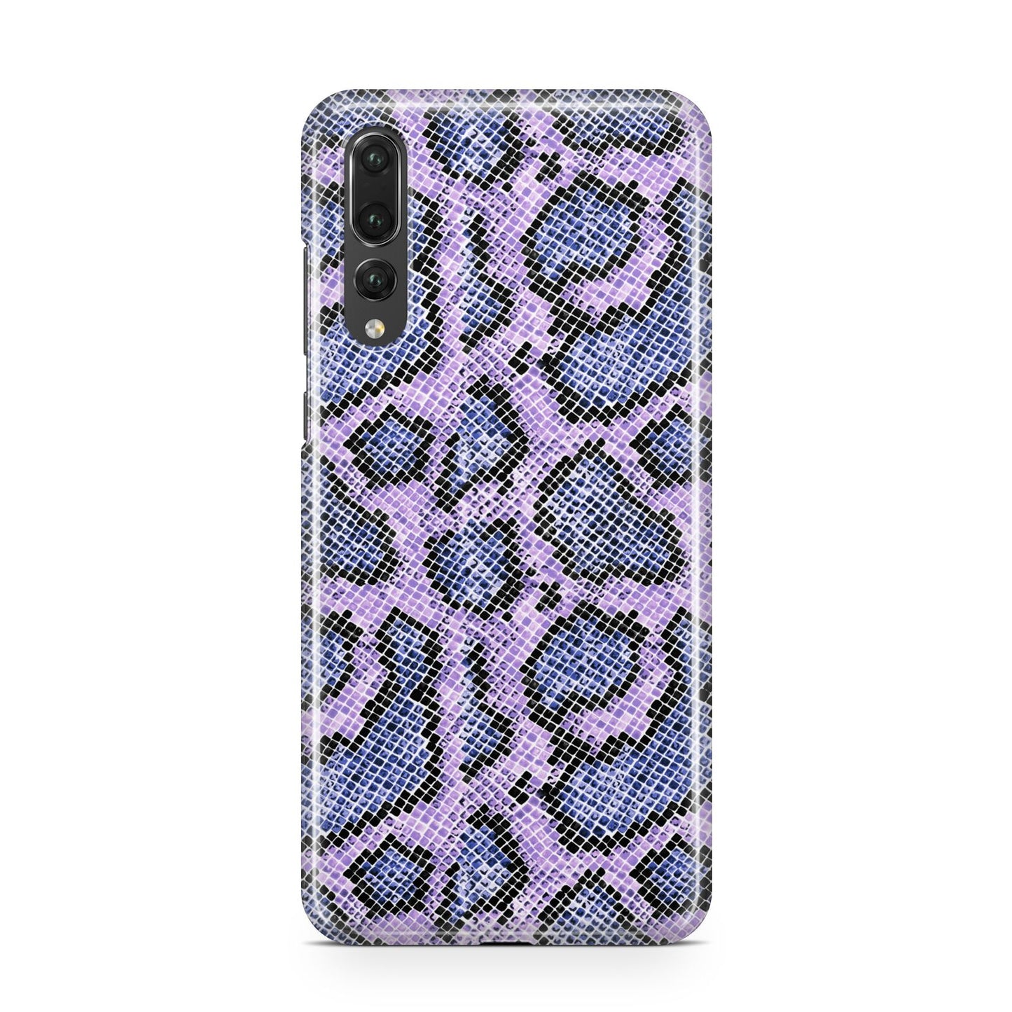 Purple And Blue Snakeskin Huawei P20 Pro Phone Case