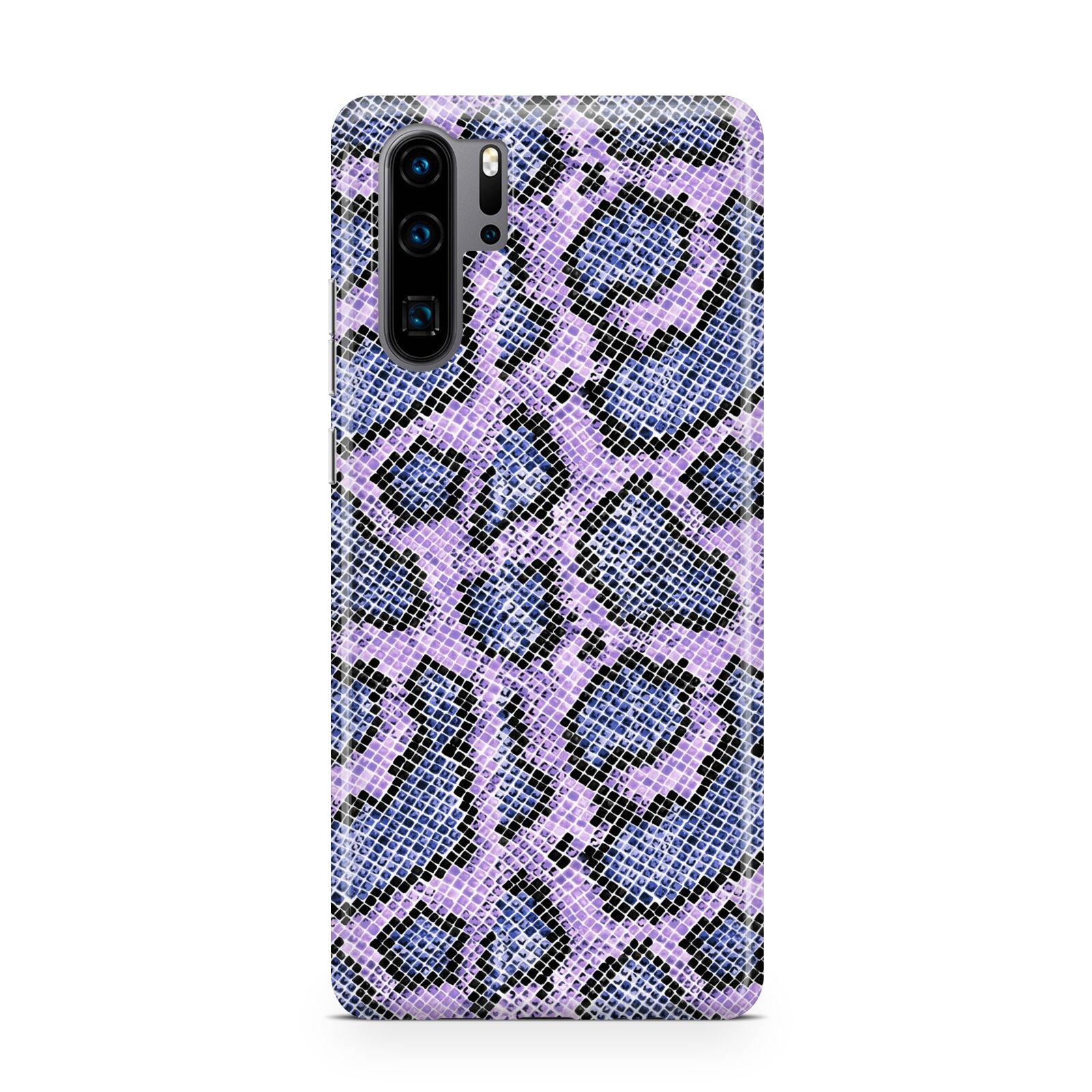 Purple And Blue Snakeskin Huawei P30 Pro Phone Case