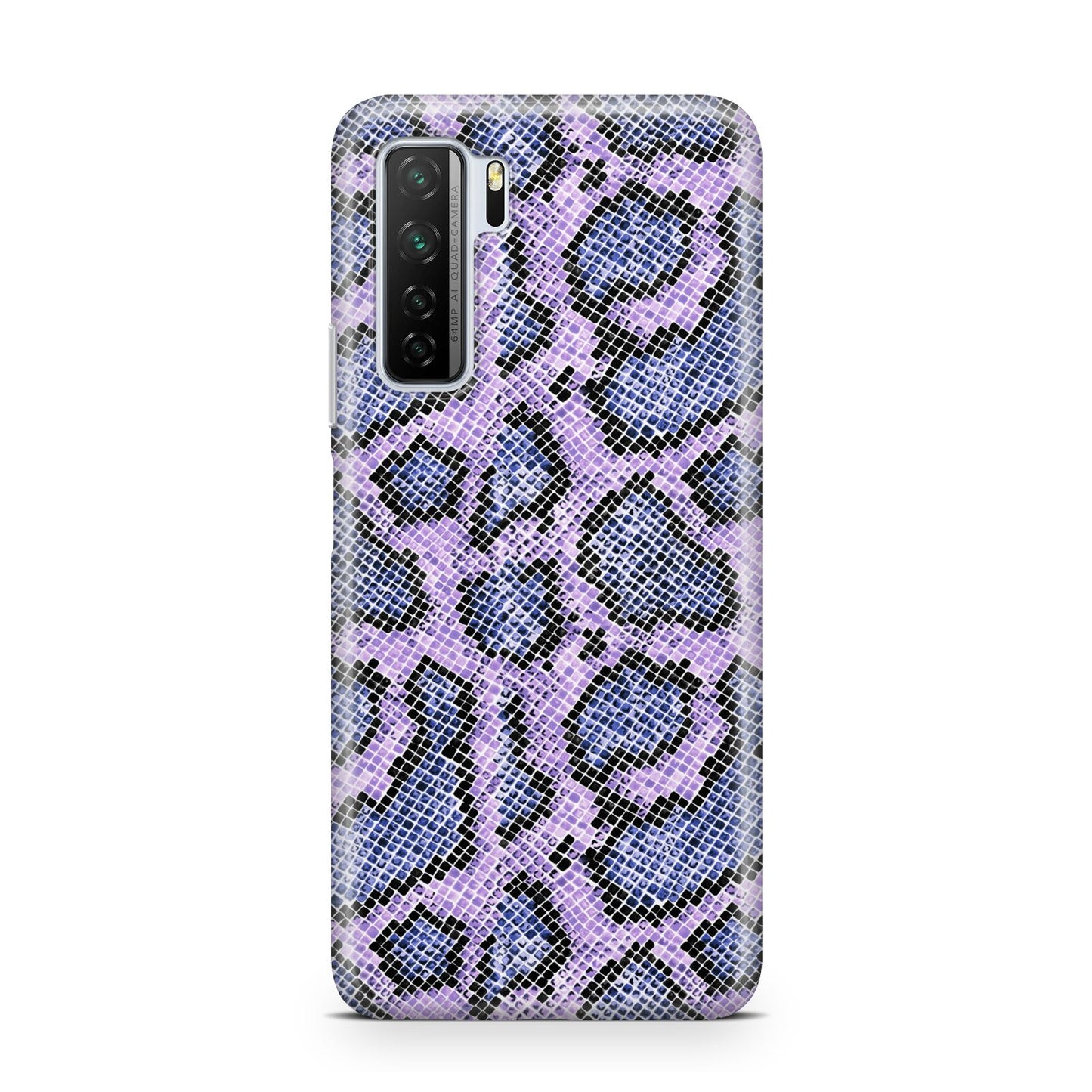 Purple And Blue Snakeskin Huawei P40 Lite 5G Phone Case