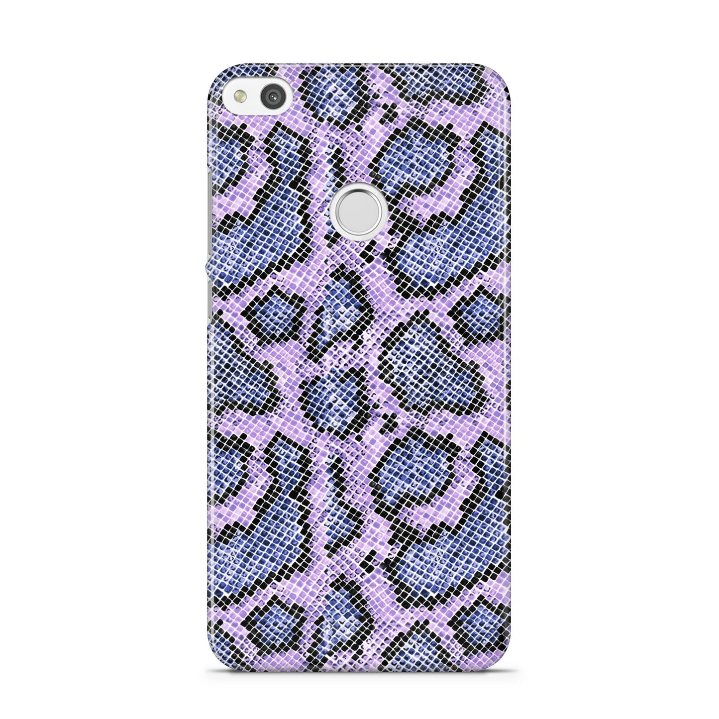 Purple And Blue Snakeskin Huawei P8 Lite Case