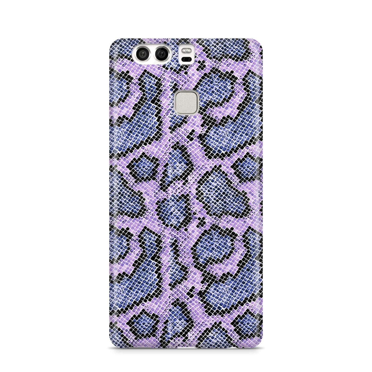 Purple And Blue Snakeskin Huawei P9 Case