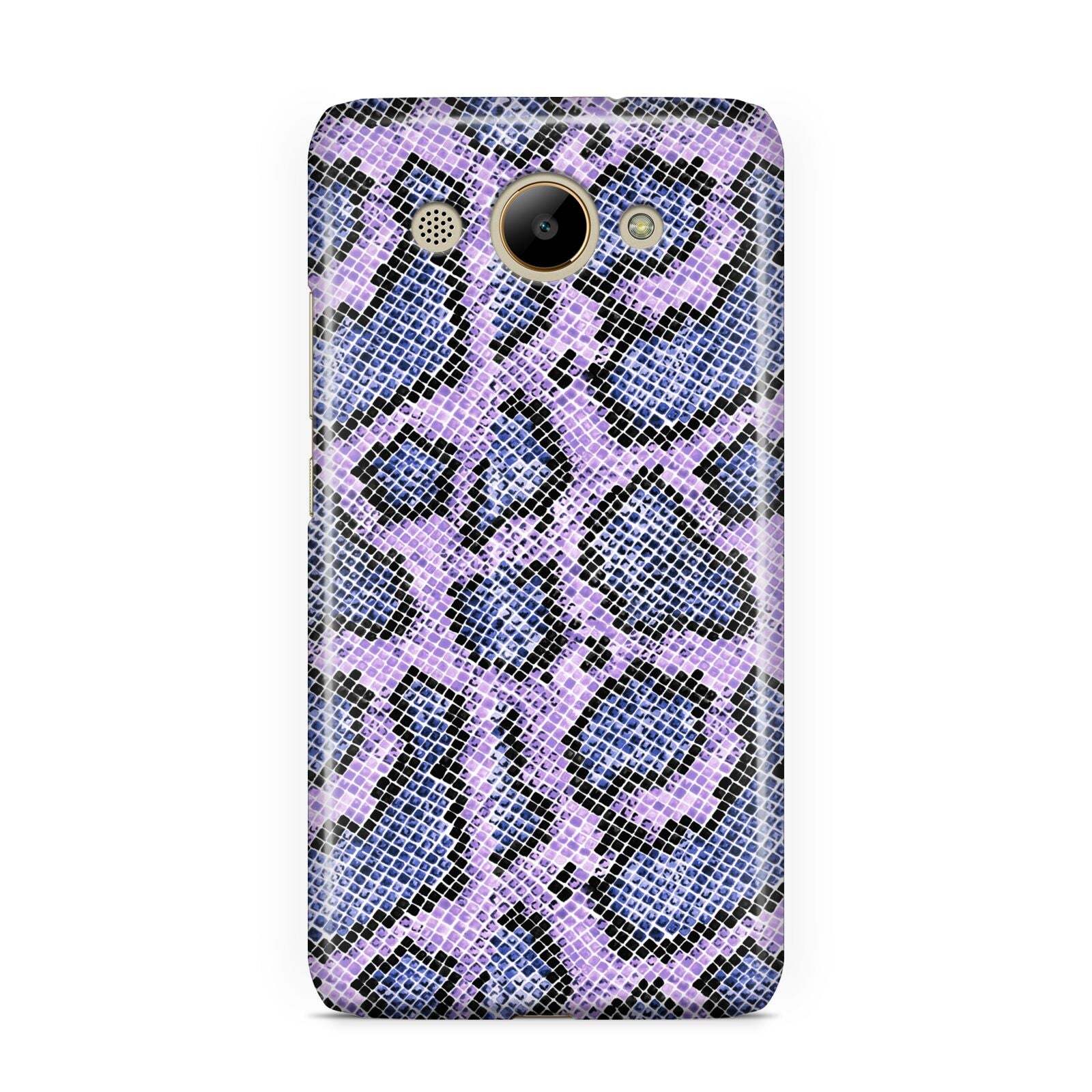 Purple And Blue Snakeskin Huawei Y3 2017