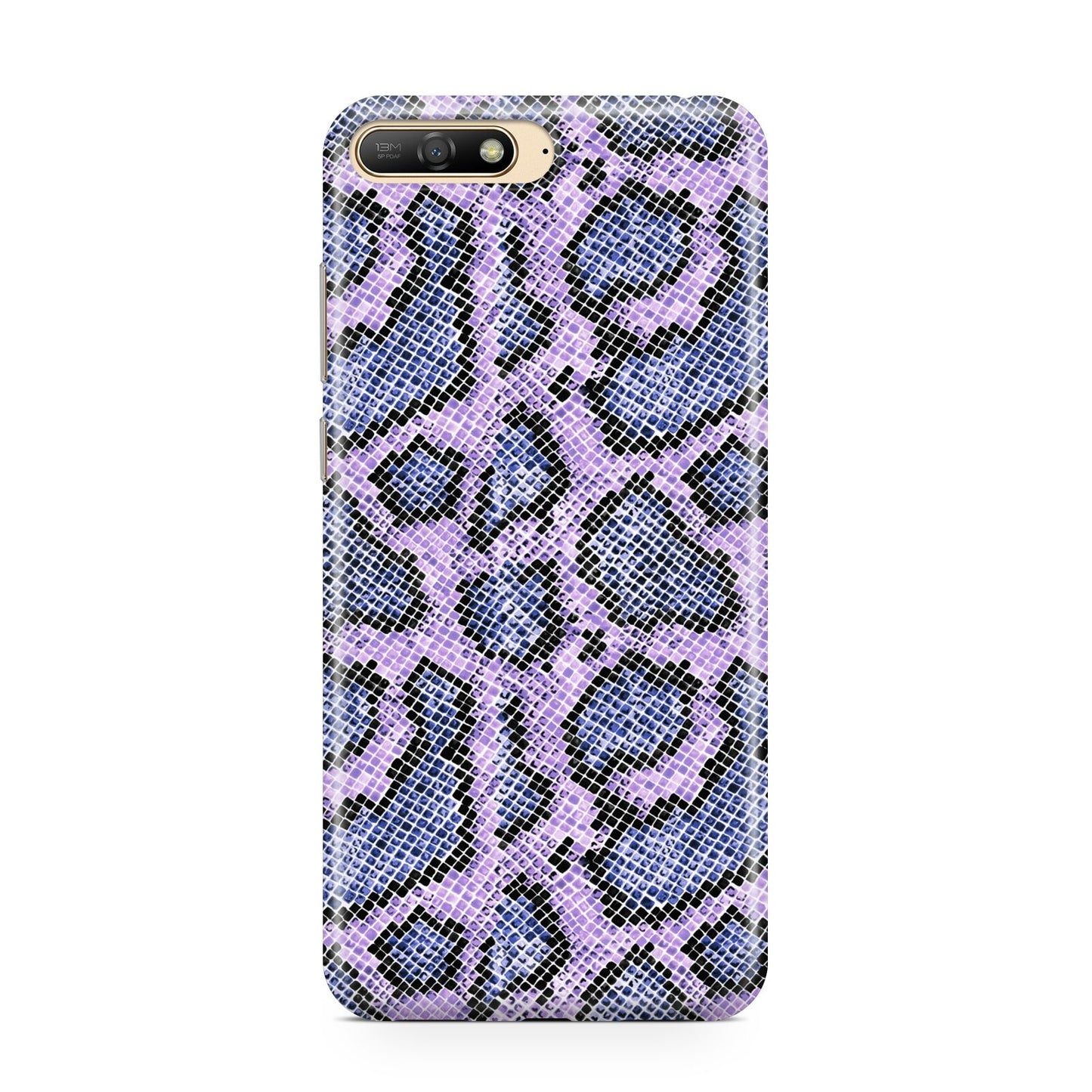 Purple And Blue Snakeskin Huawei Y6 2018