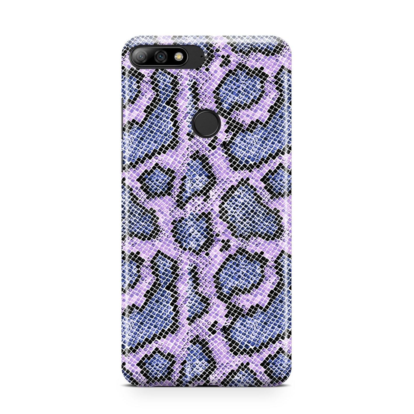 Purple And Blue Snakeskin Huawei Y7 2018