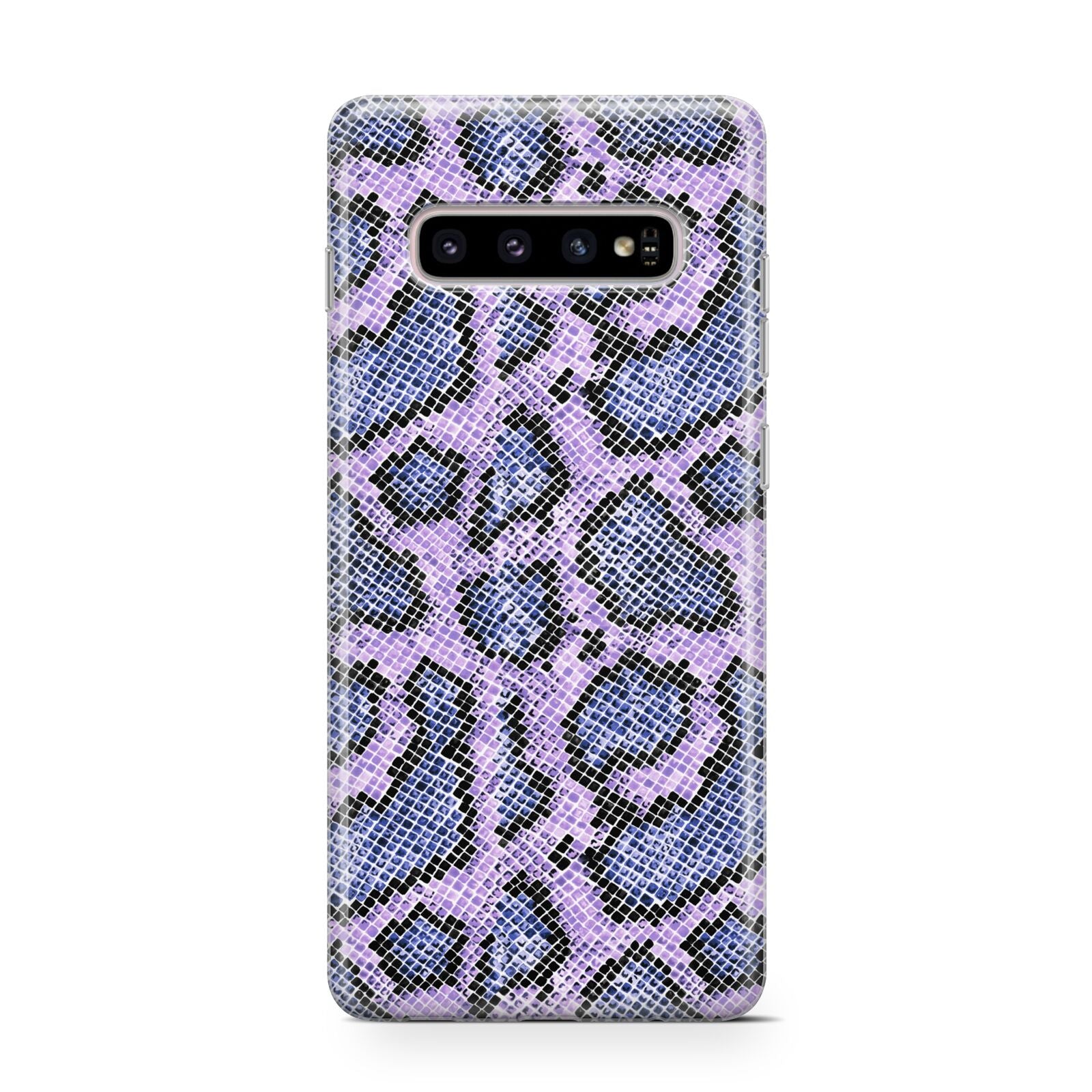 Purple And Blue Snakeskin Protective Samsung Galaxy Case