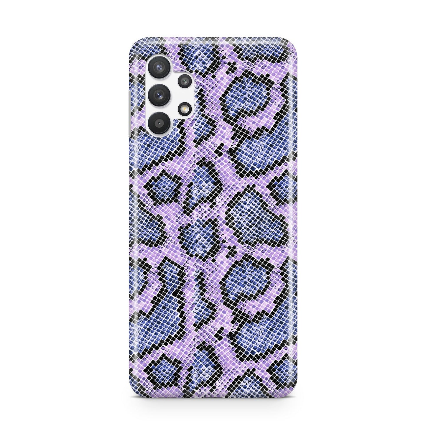 Purple And Blue Snakeskin Samsung A32 5G Case